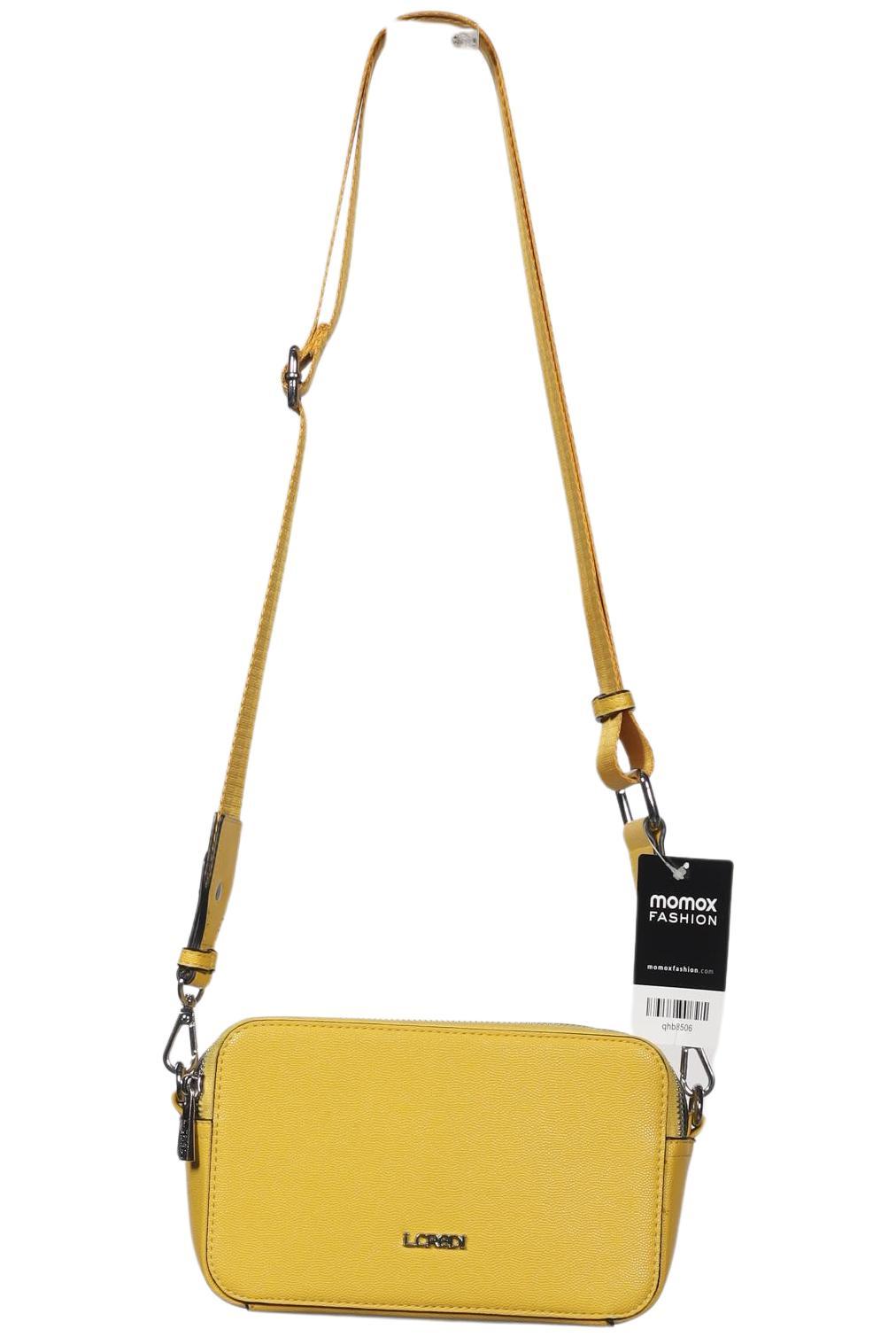 

L.credi Damen Handtasche, gelb, Gr.
