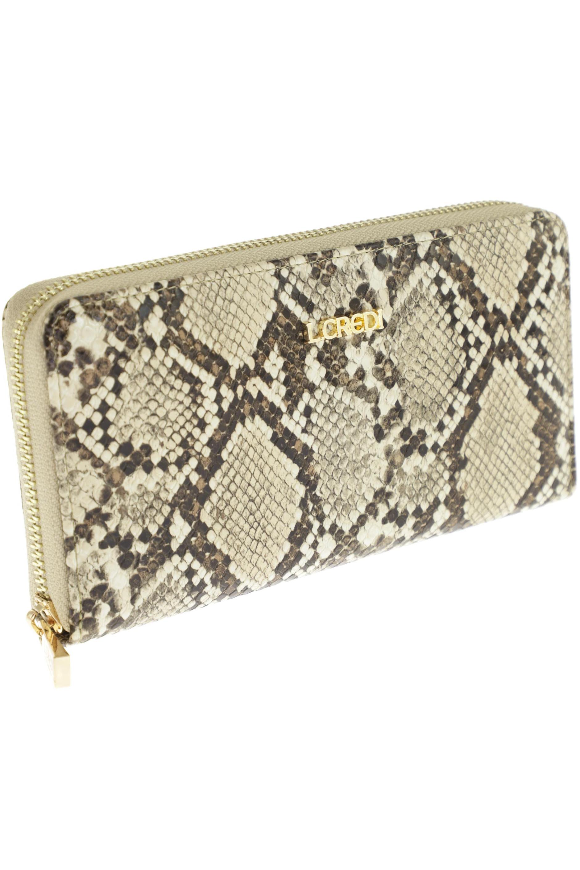

L.CREDI Damen Portemonnaie, beige