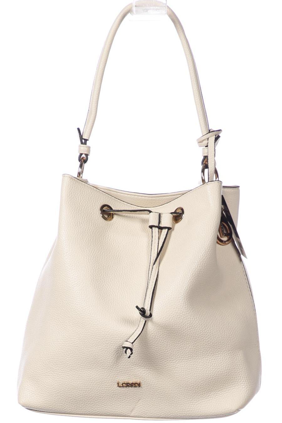 

L.credi Damen Handtasche, cremeweiß, Gr.
