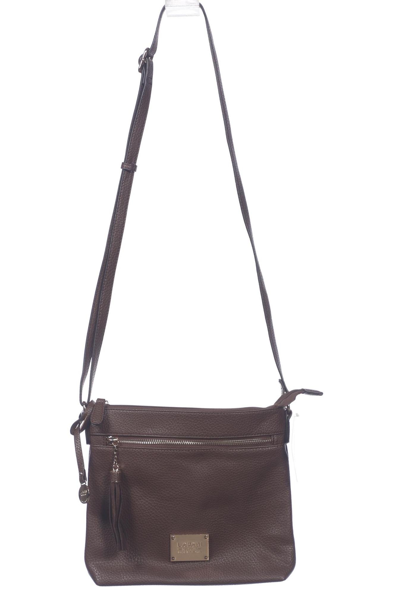 

L.credi Damen Handtasche, braun, Gr.