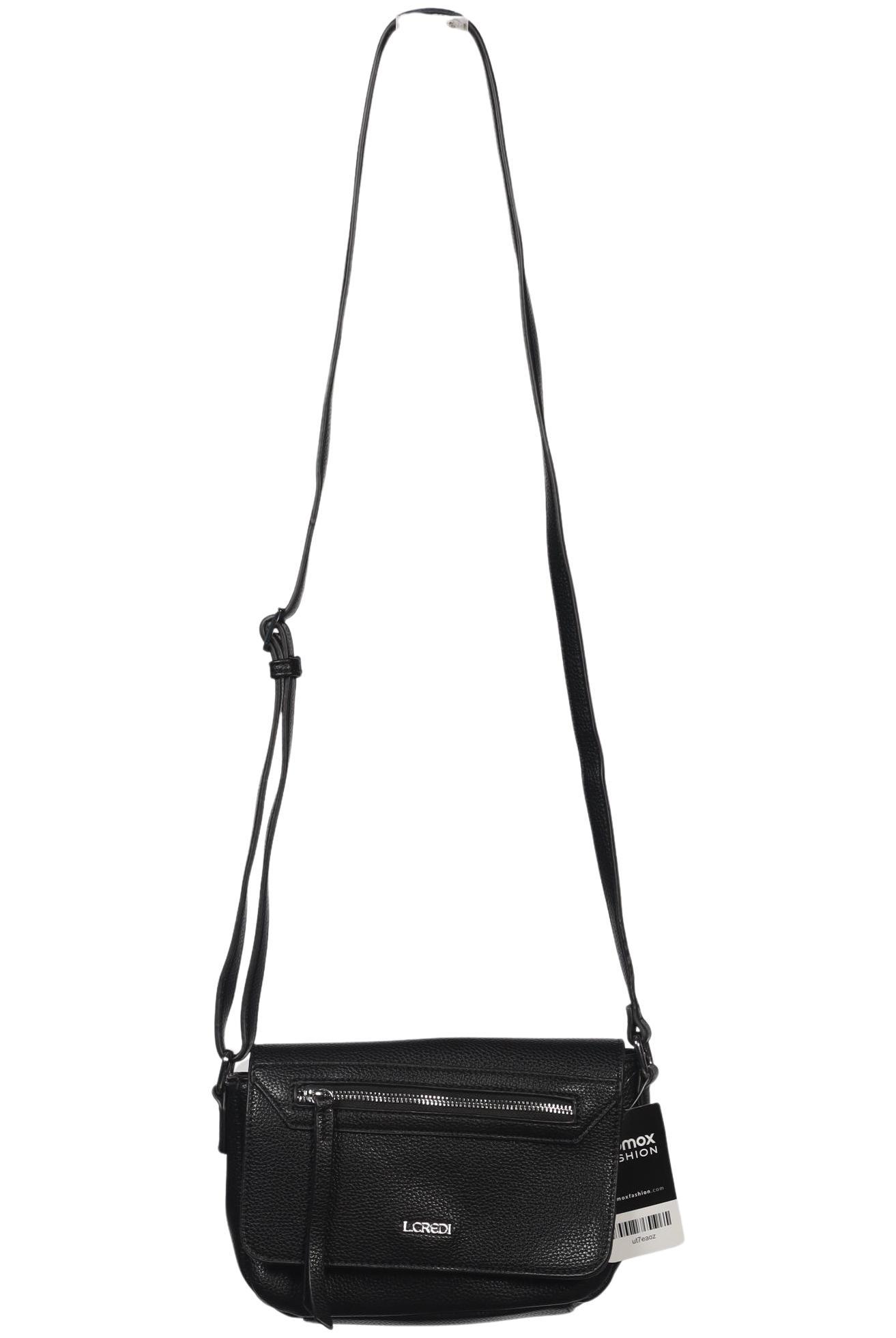 

L.credi Damen Handtasche, schwarz, Gr.