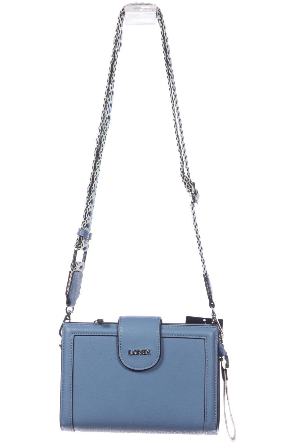

L.credi Damen Handtasche, blau, Gr.