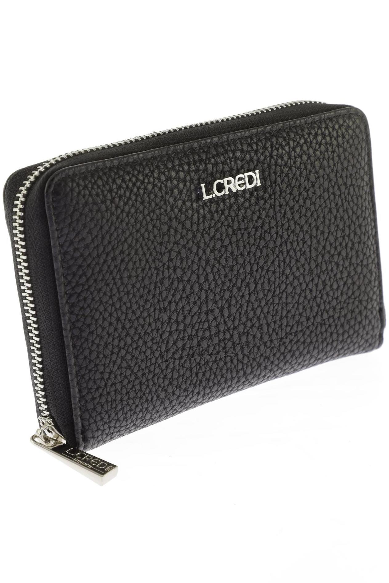 

L.credi Damen Portemonnaie, schwarz, Gr.