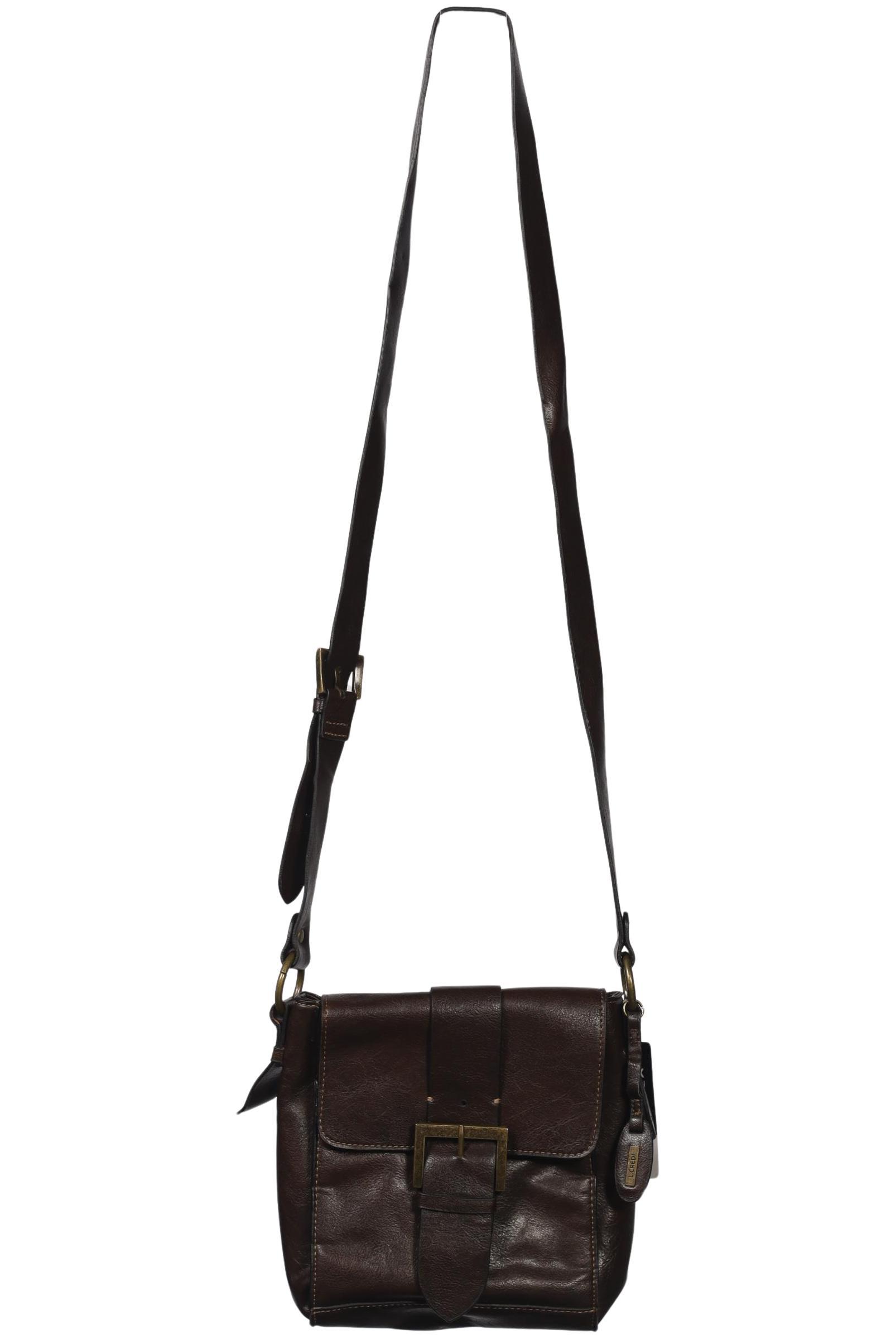 

L.credi Damen Handtasche, braun, Gr.