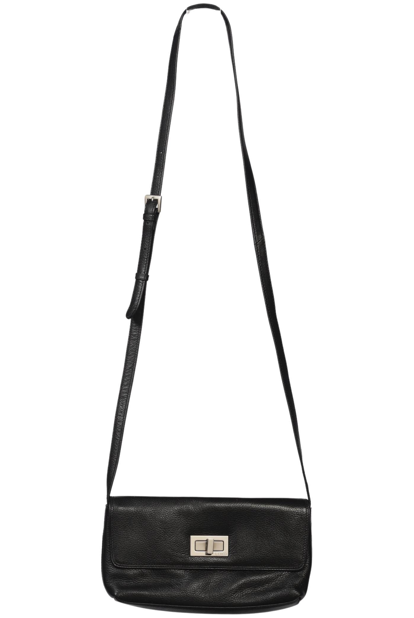 

L.credi Damen Handtasche, schwarz, Gr.