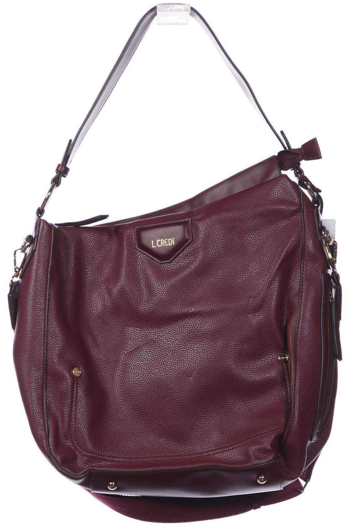 

L.credi Damen Handtasche, bordeaux, Gr.