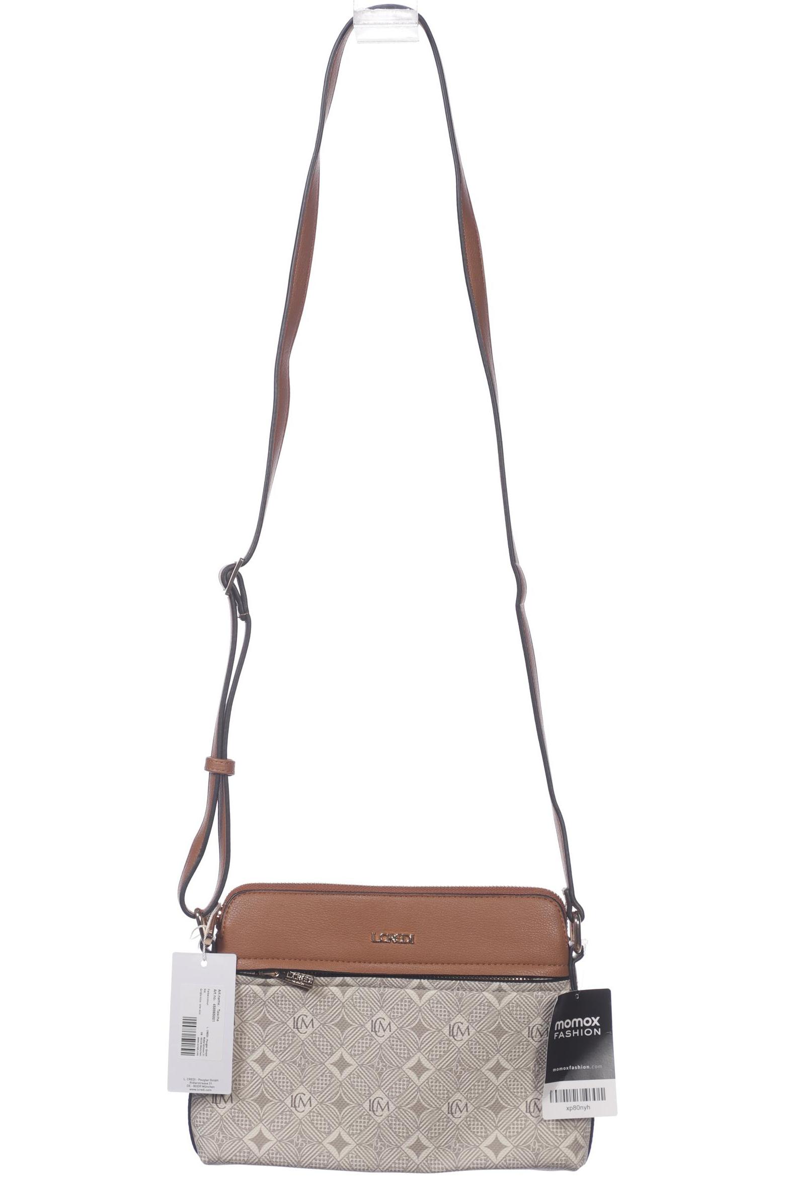 

L.credi Damen Handtasche, beige, Gr.
