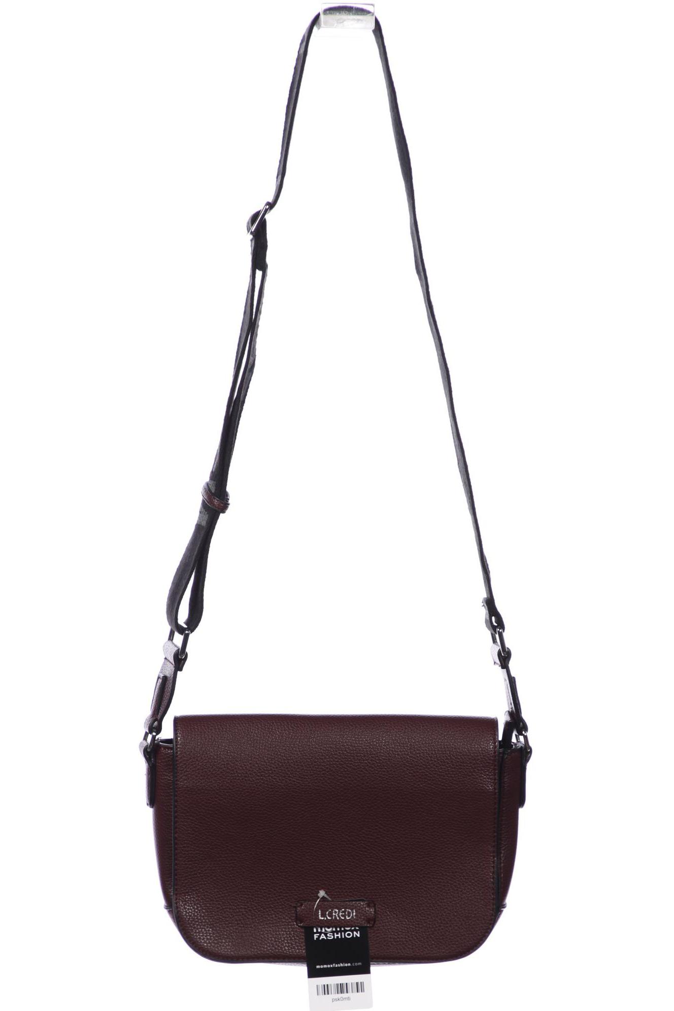 

L.CREDI Damen Handtasche, bordeaux