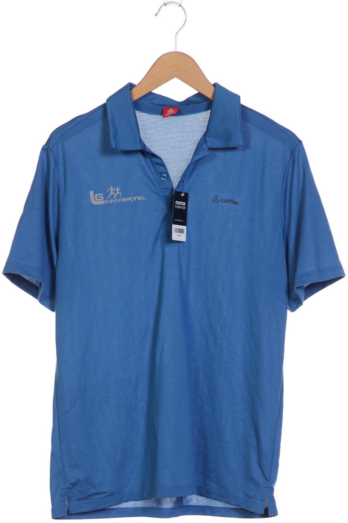 

LÖFFLER Herren Poloshirt, blau
