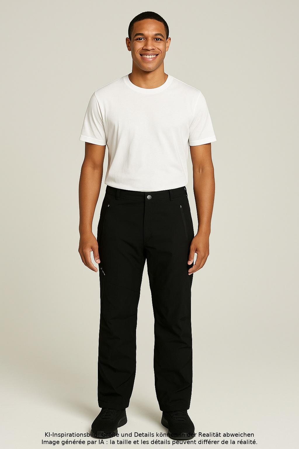 

Löffler Herren Stoffhose, schwarz, Gr. 52