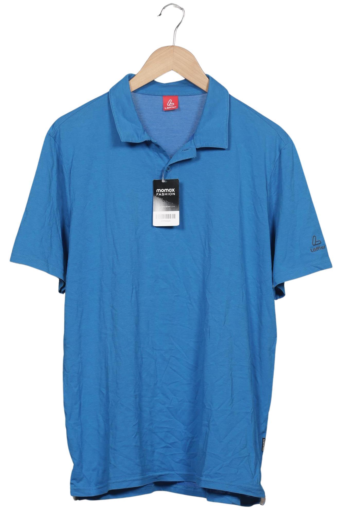 

Löffler Herren Poloshirt, blau, Gr. 52