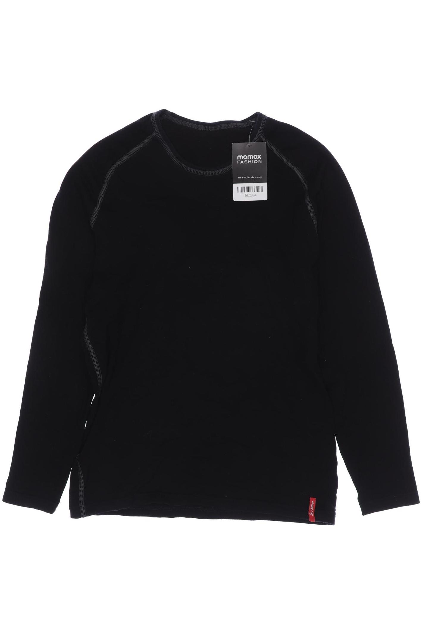 

LÖFFLER Jungen Langarmshirt, schwarz