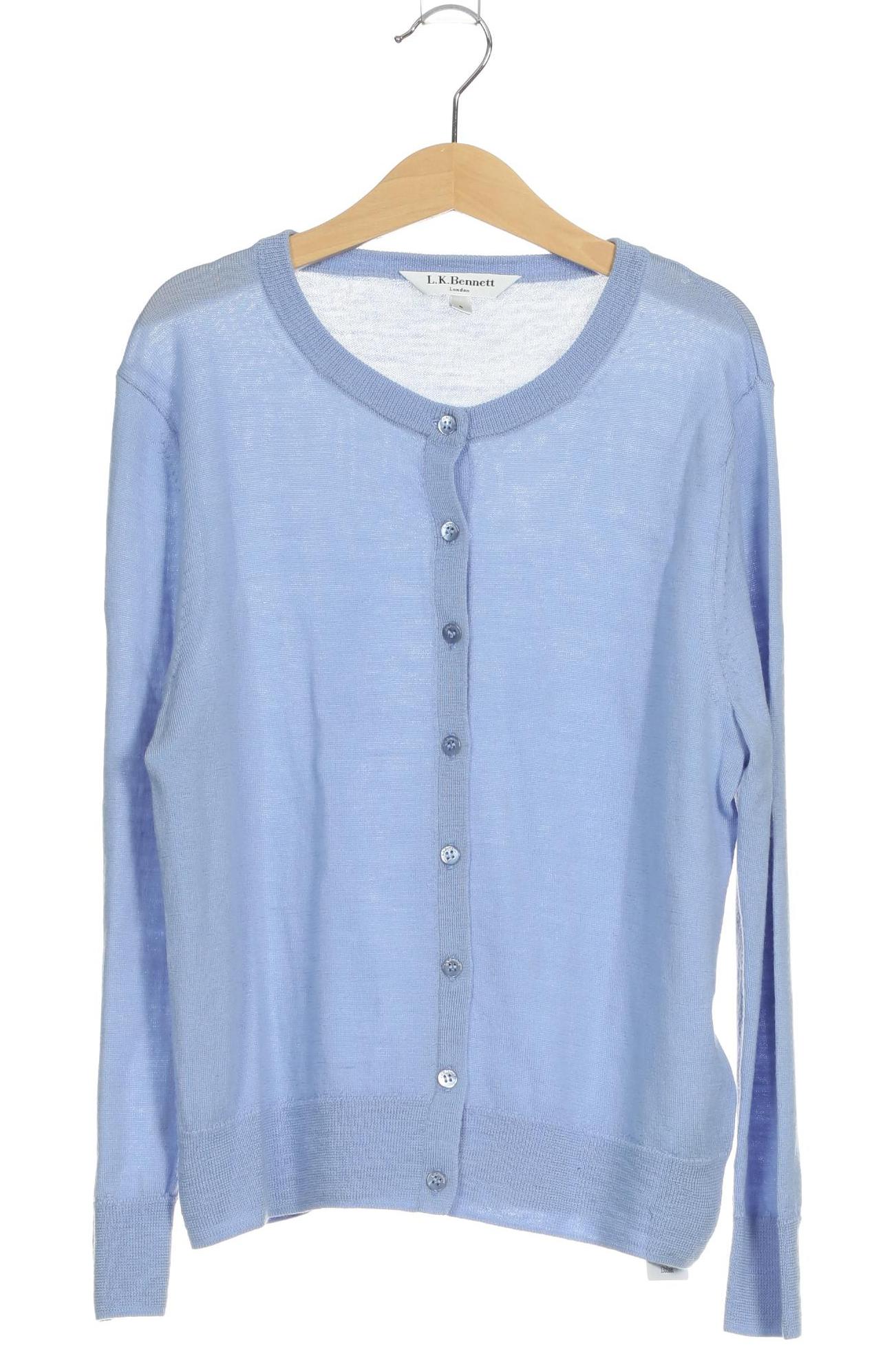

L.K.Bennett Damen Strickjacke, blau, Gr. 36