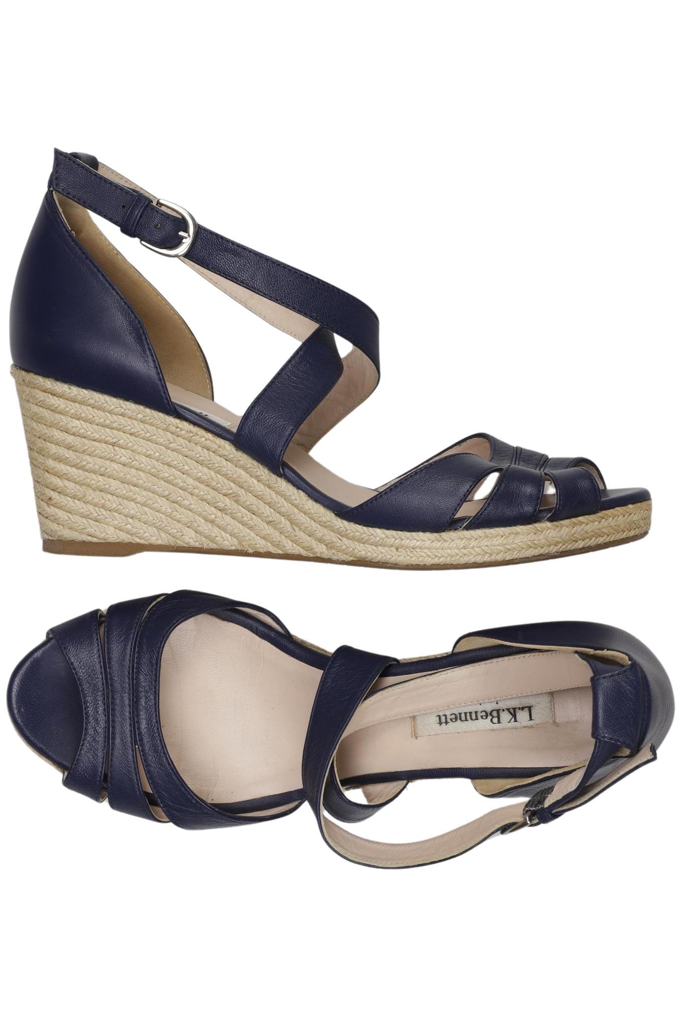 

L.K.Bennett Damen Sandale, marineblau, Gr. 40