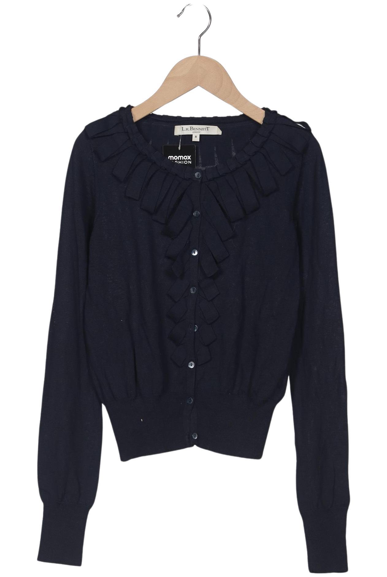

L.K.Bennett Damen Strickjacke, marineblau, Gr. 36