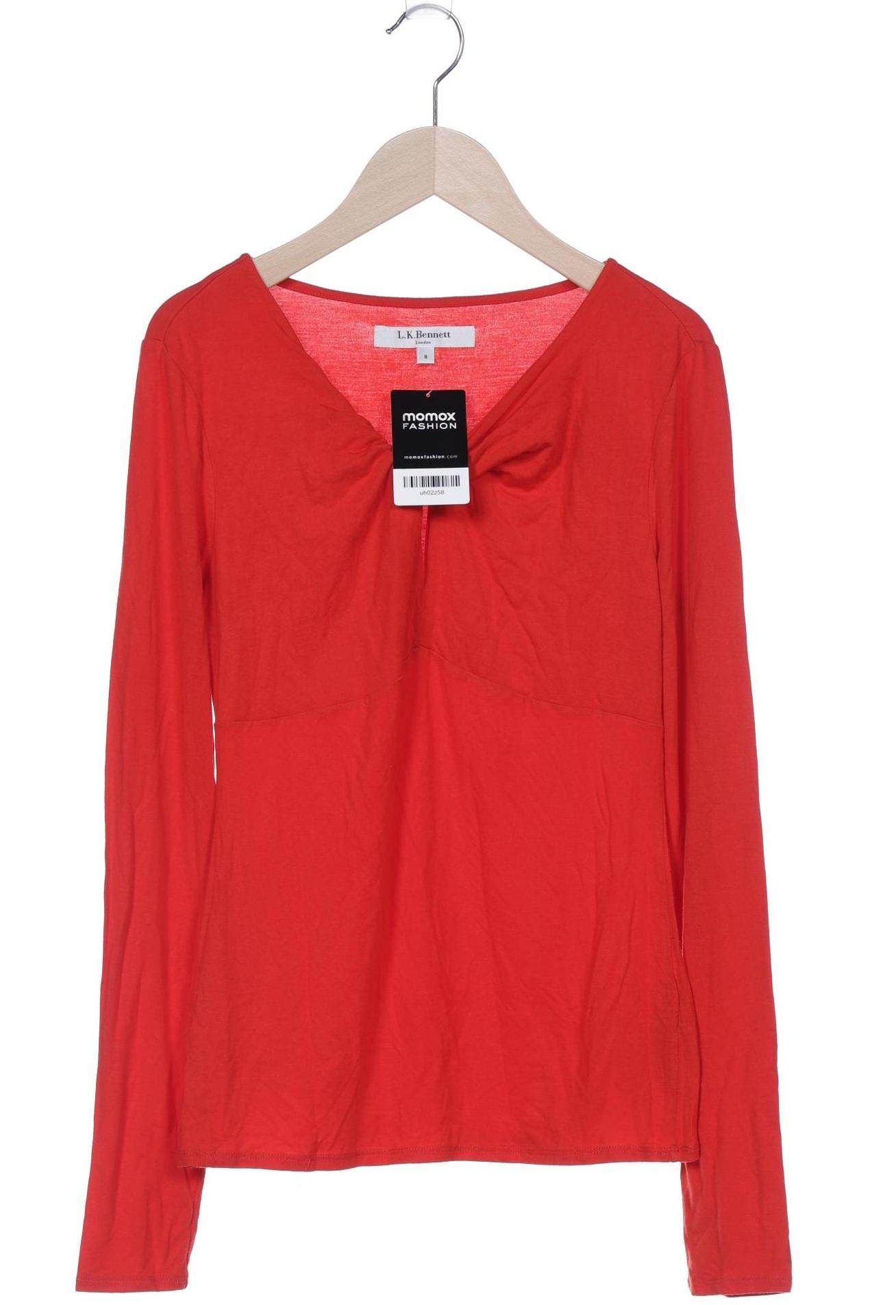 

L.K.Bennett Damen Langarmshirt, rot, Gr. 36