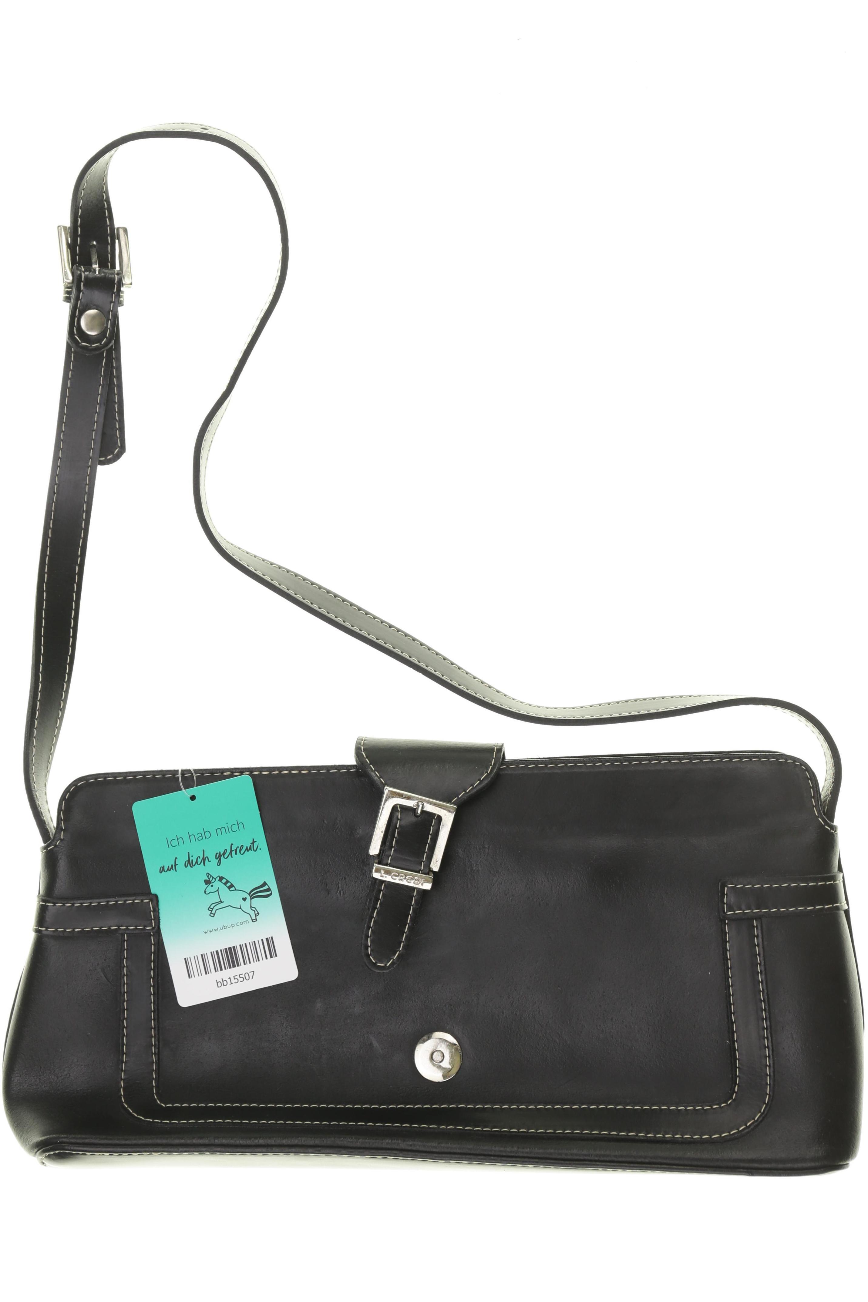 

L.credi Damen Handtasche, schwarz, Gr.