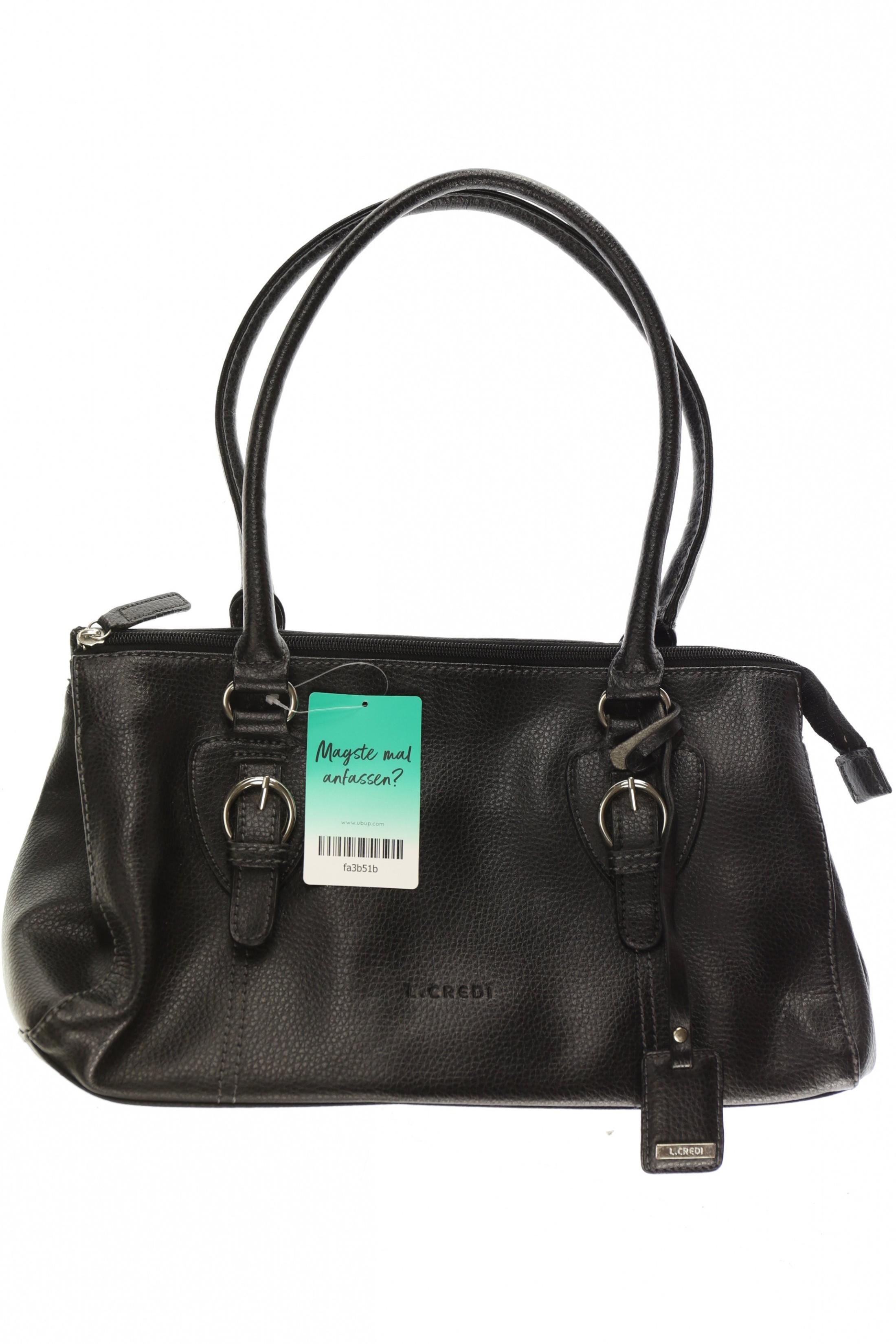 

L.credi Damen Handtasche, schwarz, Gr.