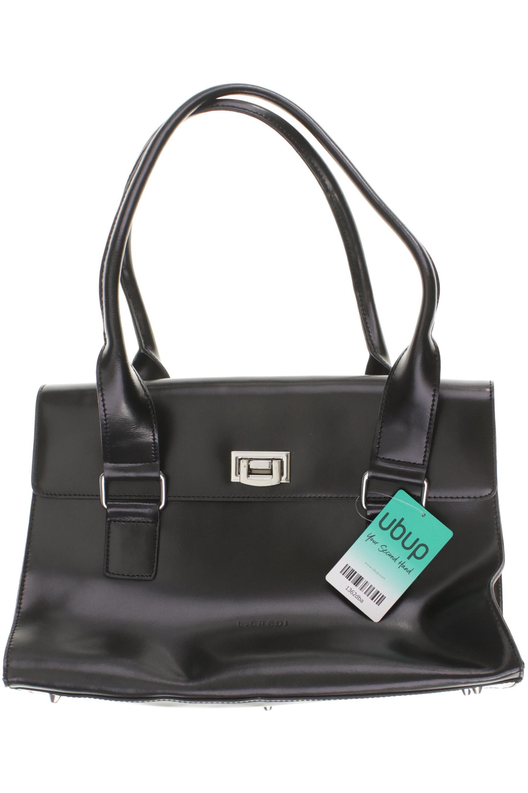 

L.credi Damen Handtasche, schwarz, Gr.