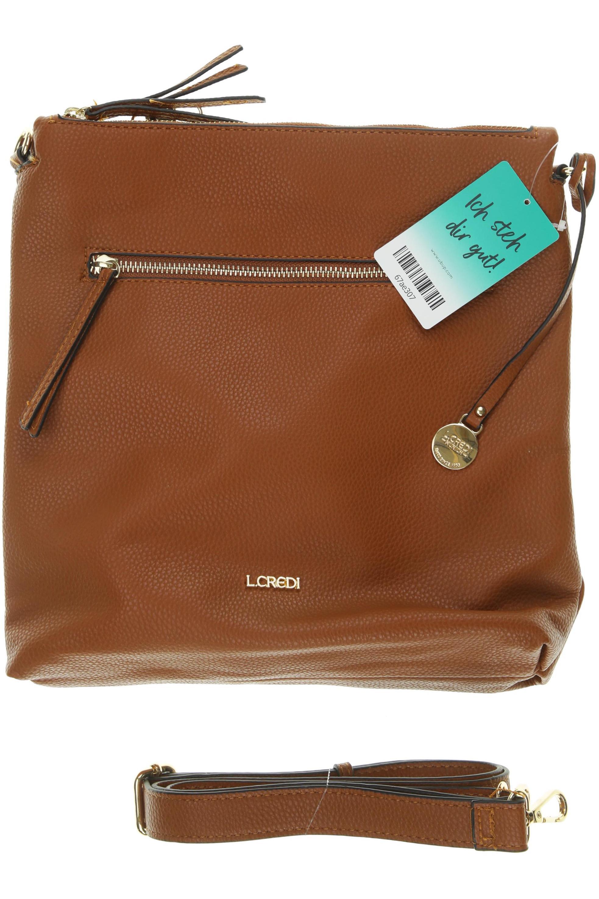 

L.credi Damen Handtasche, braun, Gr.