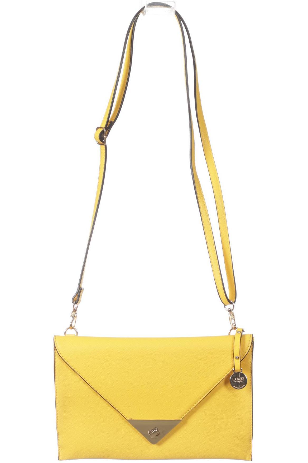

L.credi Damen Handtasche, gelb, Gr.