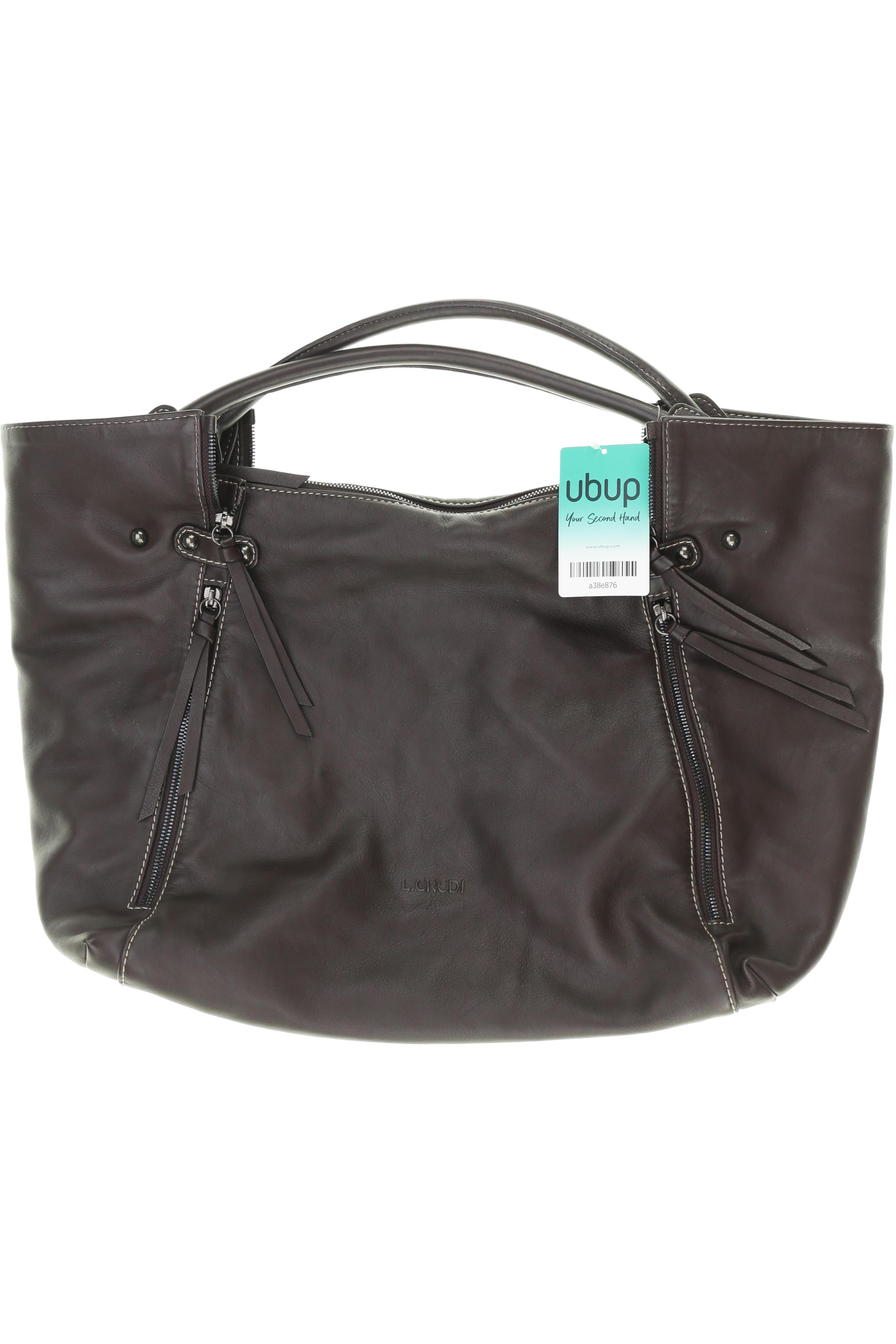 

L.credi Damen Handtasche, braun, Gr.