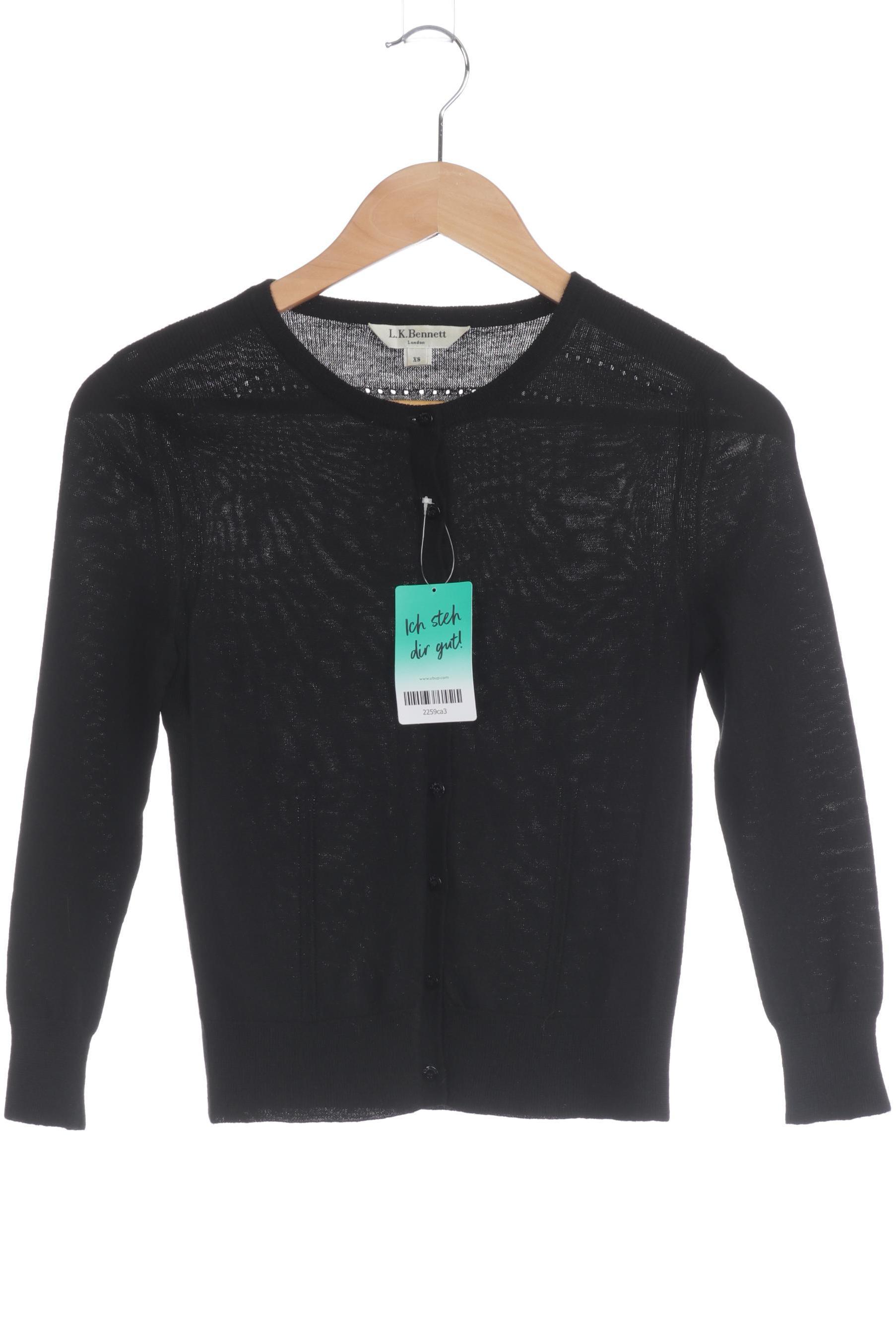 

L.K.Bennett Damen Strickjacke, schwarz, Gr.