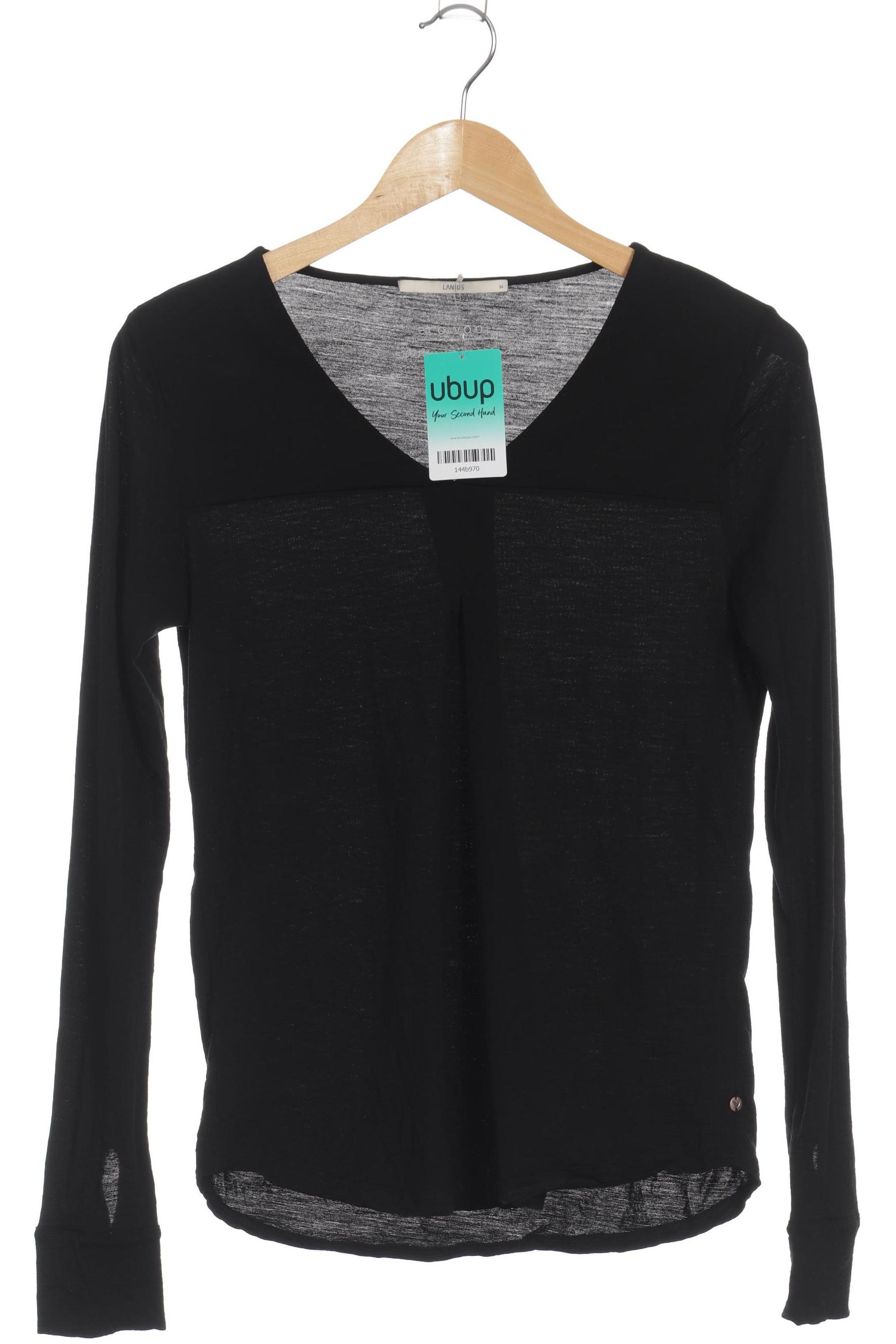 

Lanius Damen Langarmshirt, schwarz, Gr. 36