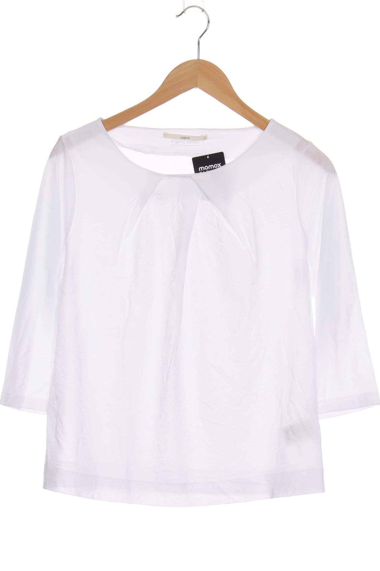 

Lanius Damen Langarmshirt, weiß, Gr. 40