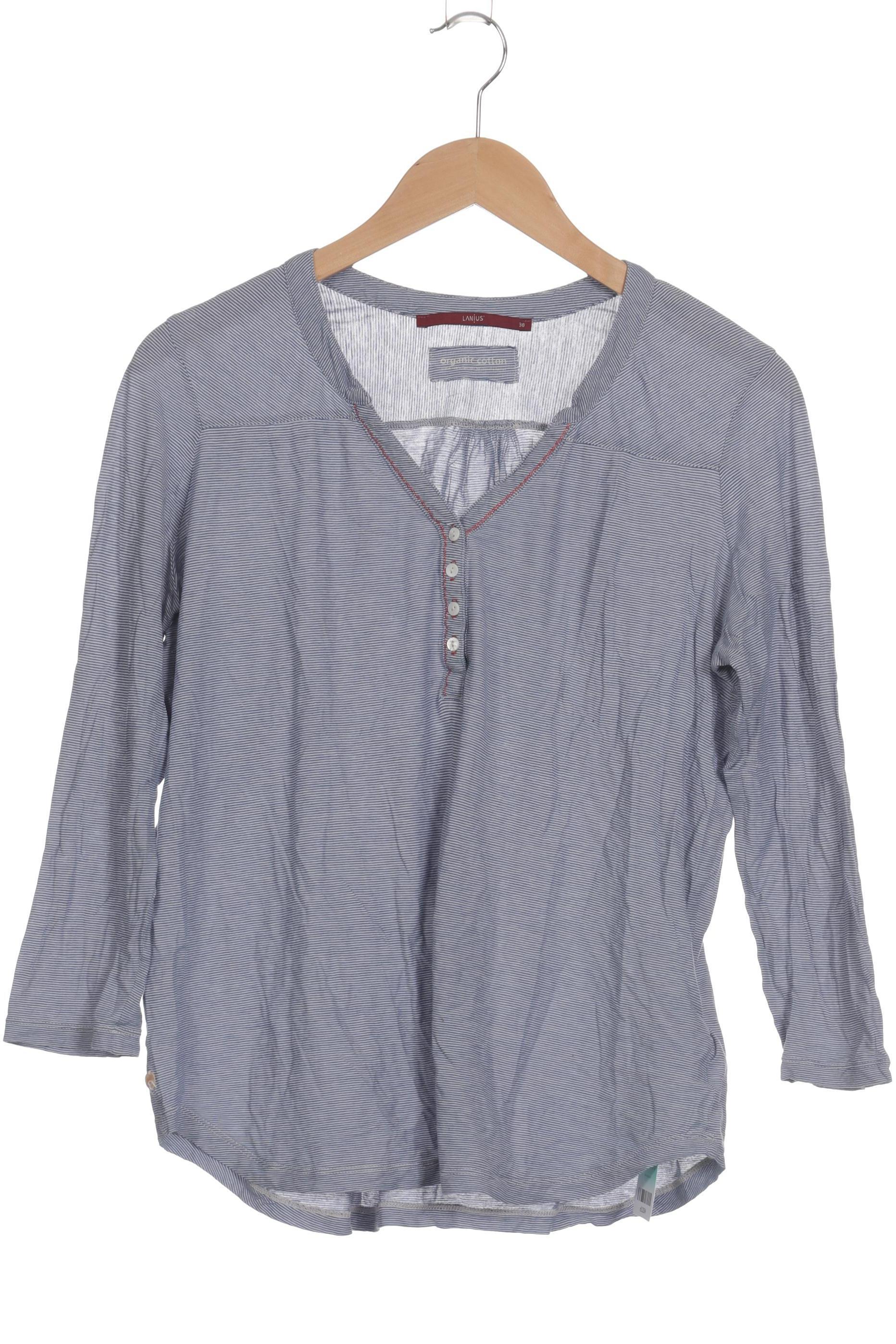 

Lanius Damen Langarmshirt, blau, Gr. 38