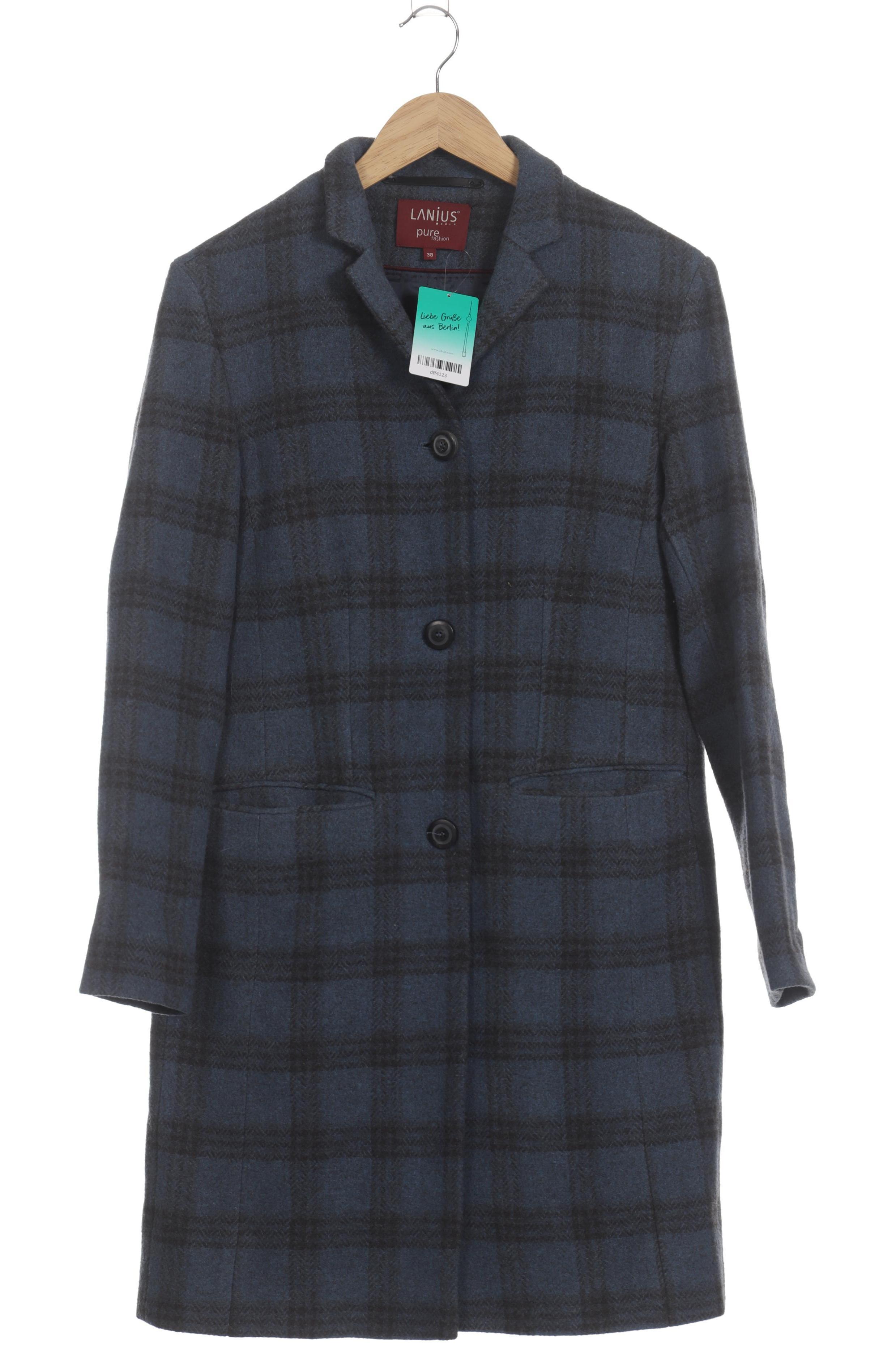 

Lanius Damen Mantel, blau, Gr. 38