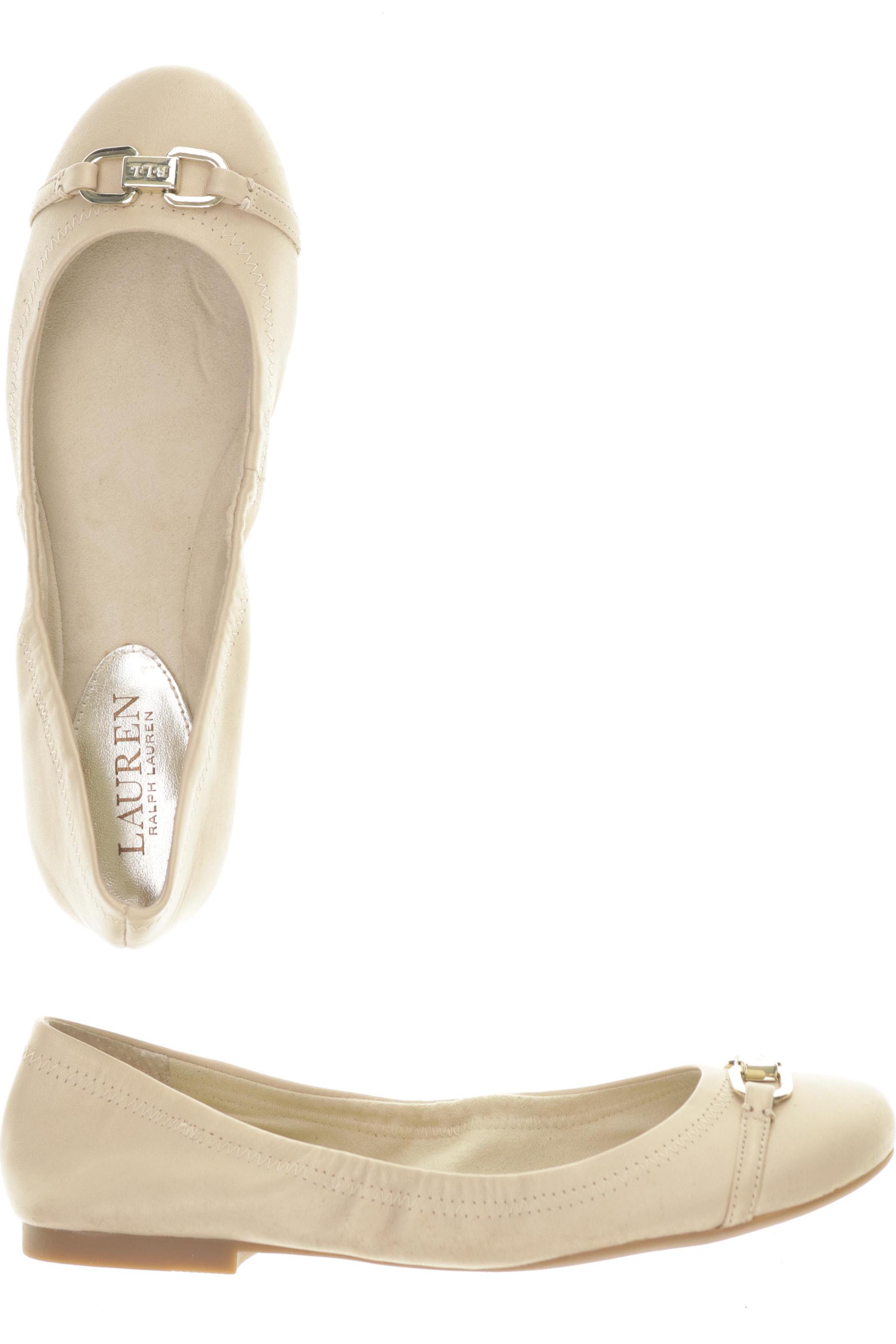 

Lauren Ralph Lauren Damen Ballerinas, beige, Gr. 7