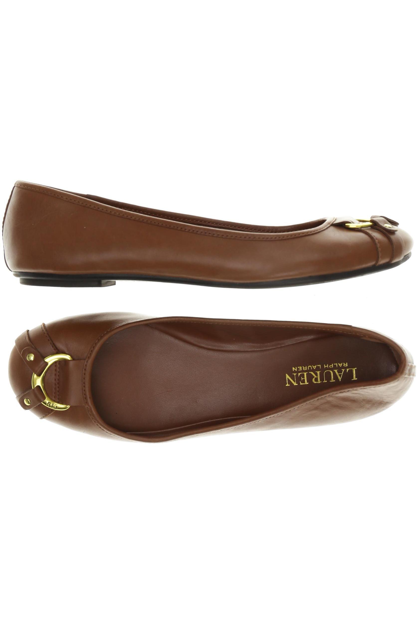 

Lauren Ralph Lauren Damen Ballerinas, braun, Gr. 8