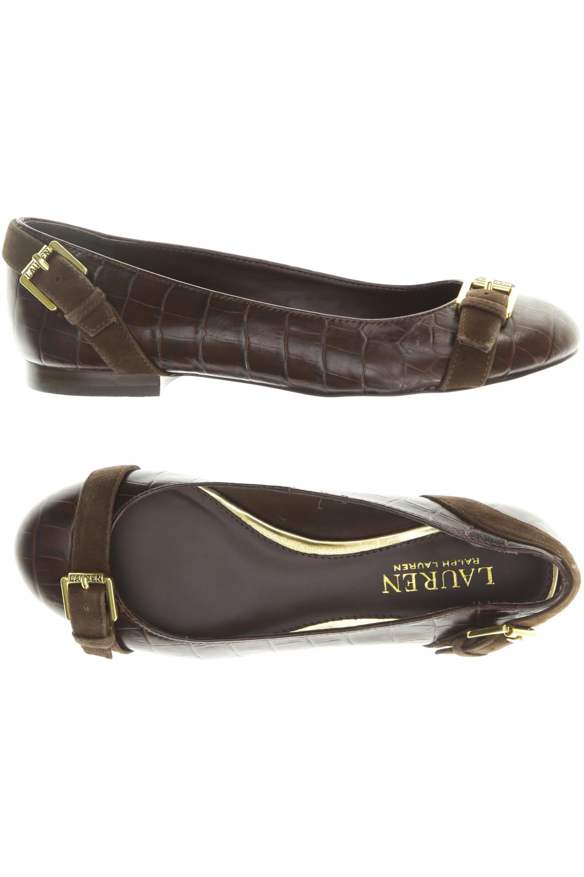 

Lauren Ralph Lauren Damen Ballerinas, braun, Gr. 5.5