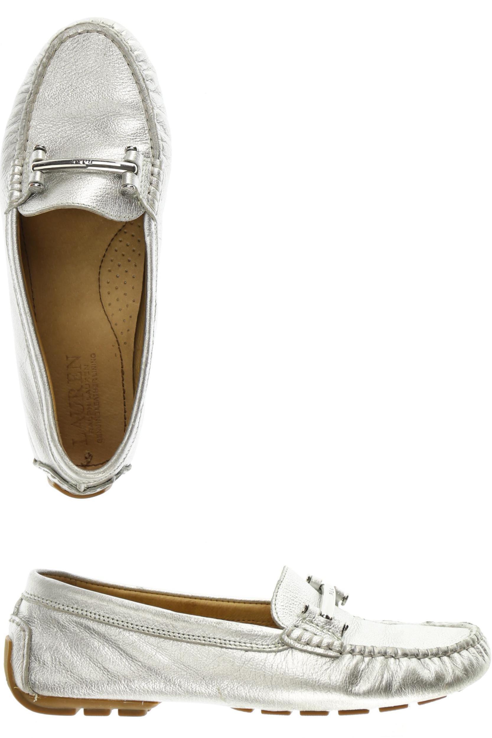 

Lauren Ralph Lauren Damen Halbschuh, silber, Gr. 38