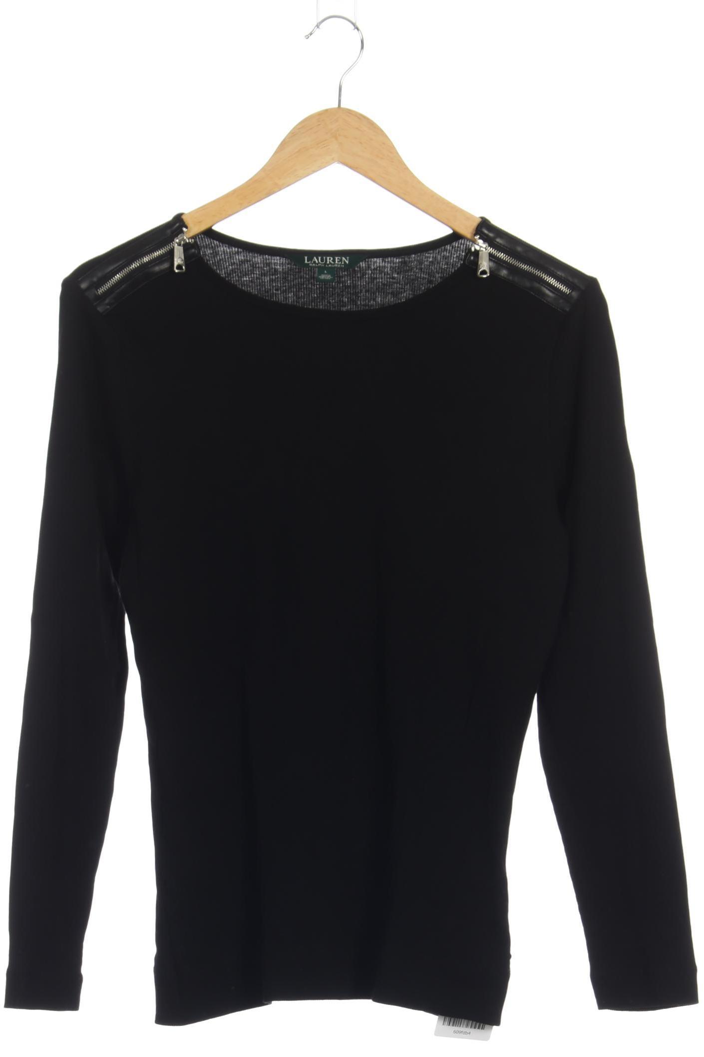 

Lauren Ralph Lauren Damen Langarmshirt, schwarz, Gr.