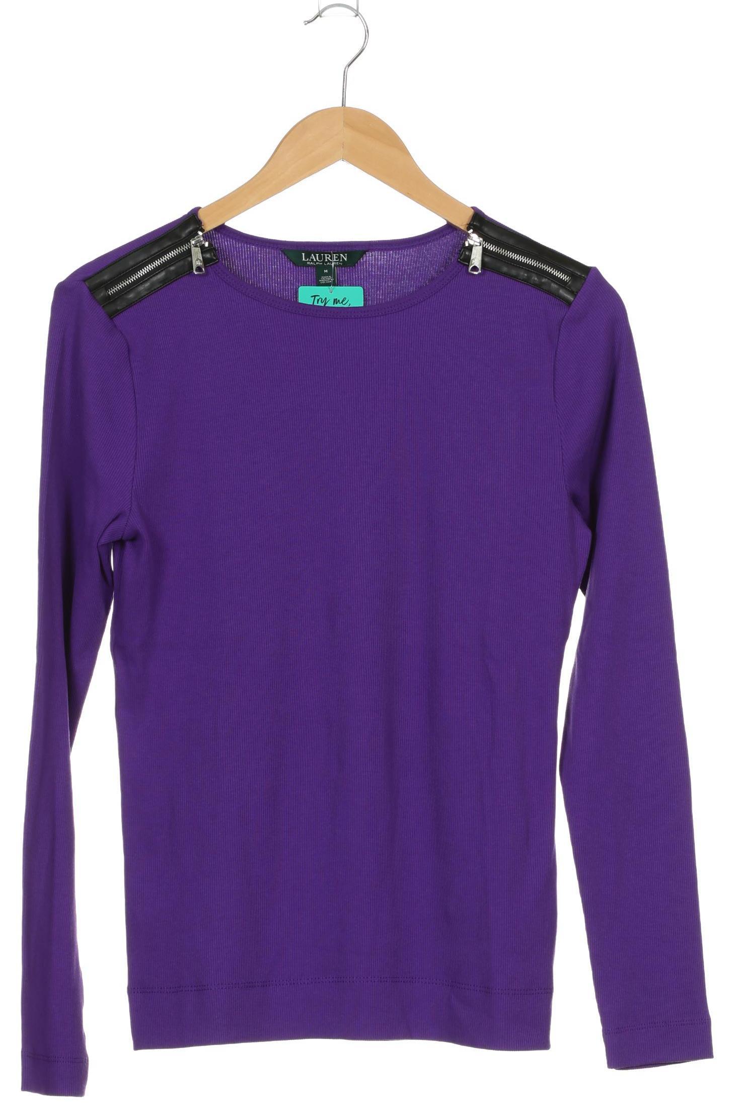 

Lauren Ralph Lauren Damen Langarmshirt, lila, Gr.