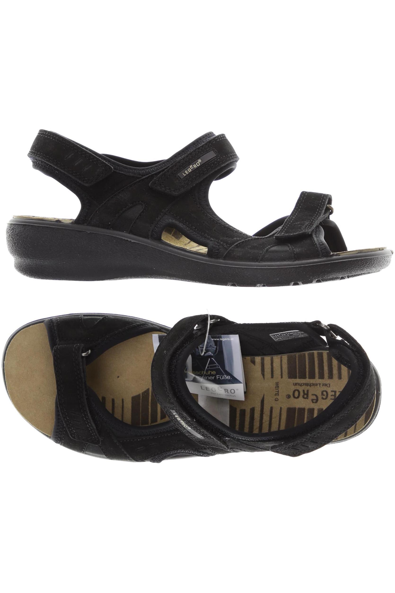 

Legero Damen Sandale, schwarz, Gr. 38