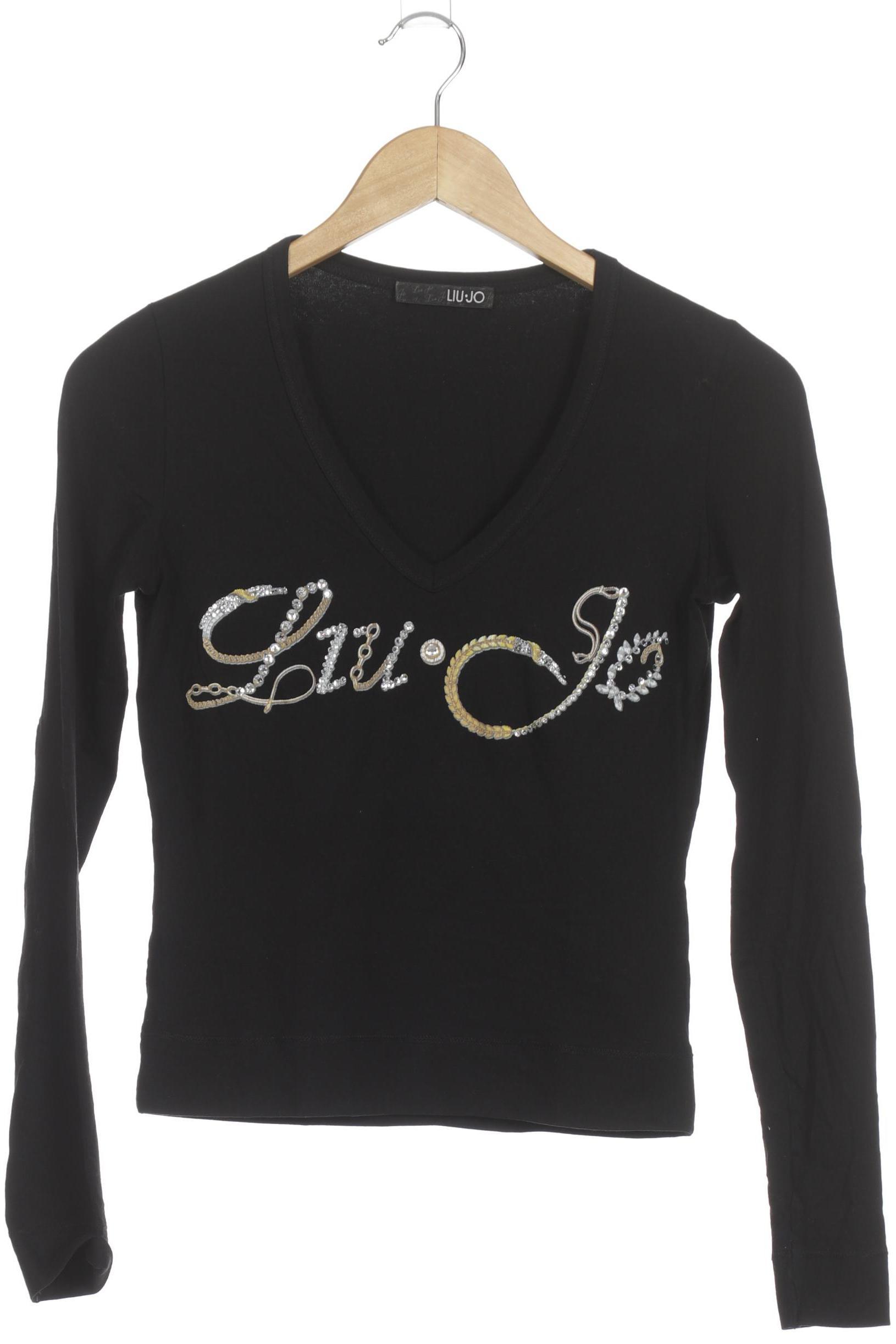 

LIU JO Damen Langarmshirt, schwarz, Gr. 40