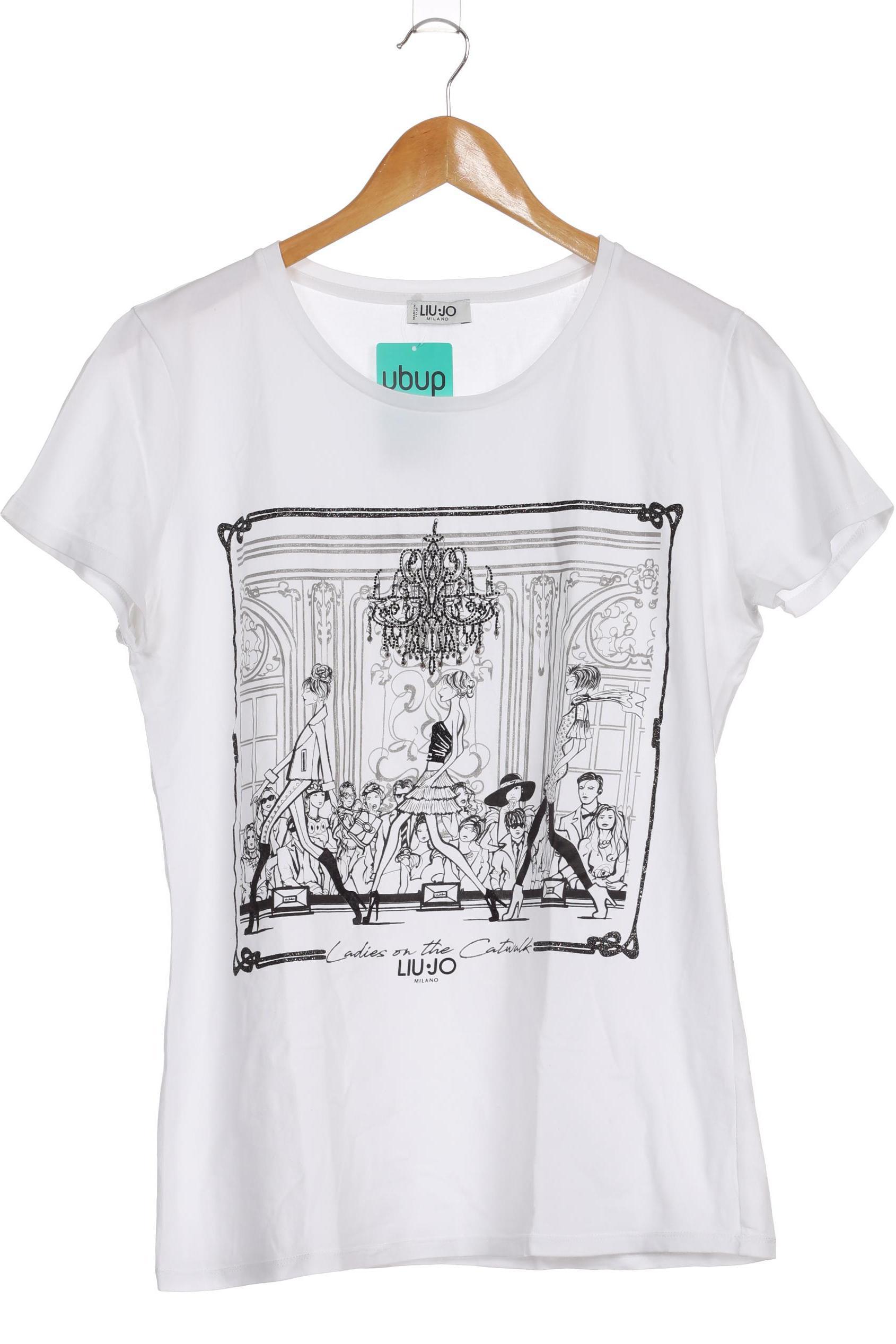 

LIU JO Damen T-Shirt, weiß, Gr.