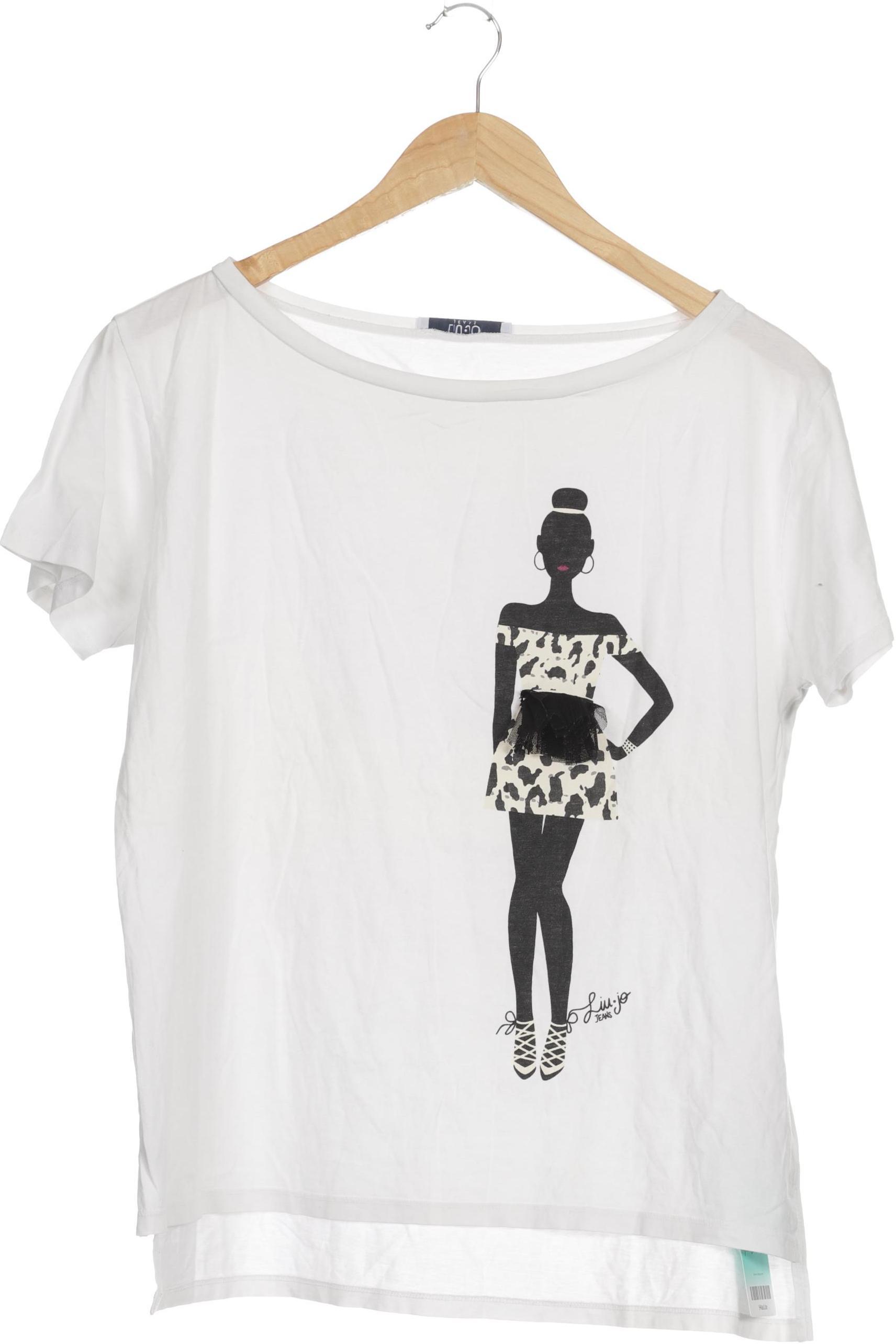 

LIU JO Damen T-Shirt, weiß, Gr.