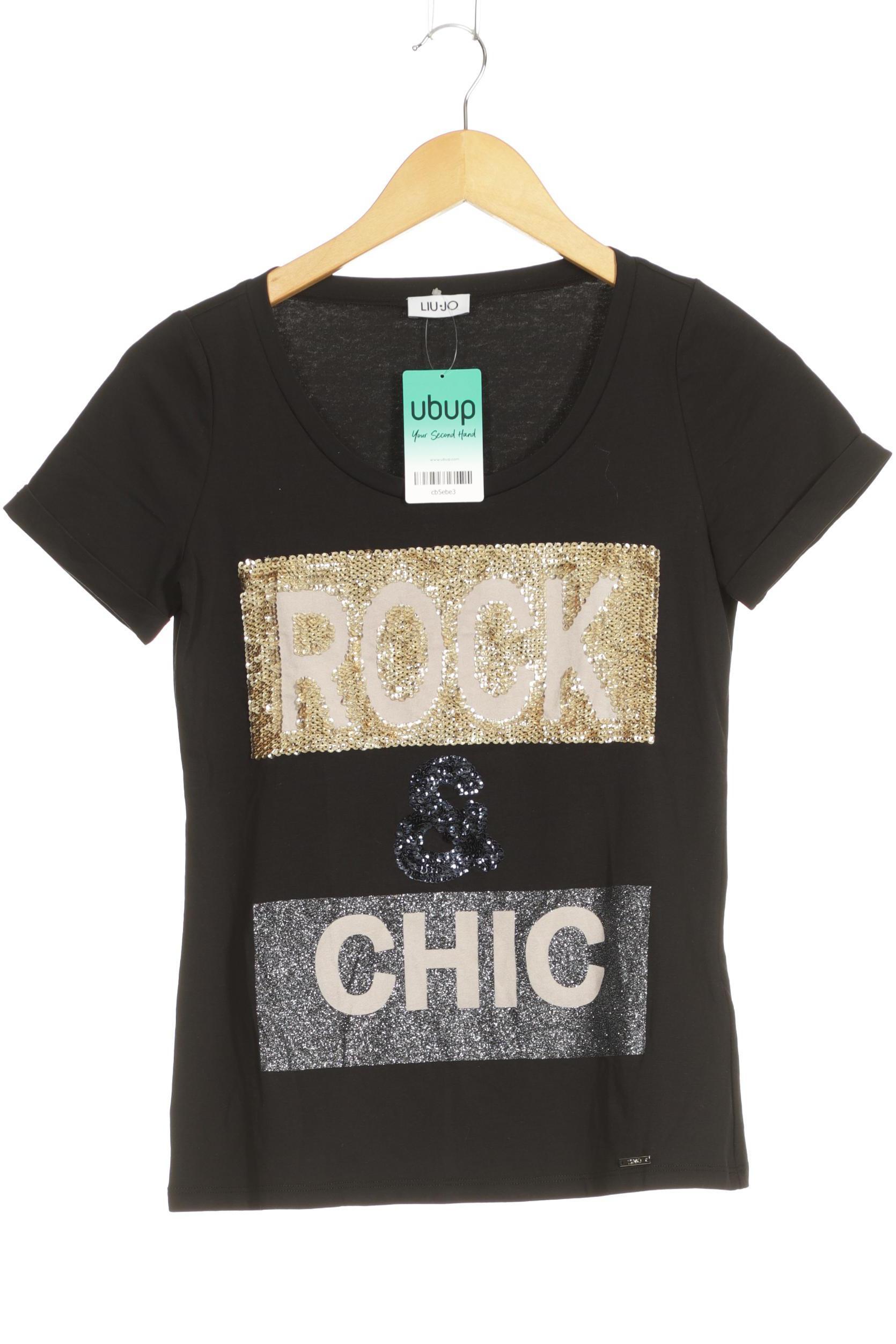 

LIU JO Damen T-Shirt, schwarz, Gr.