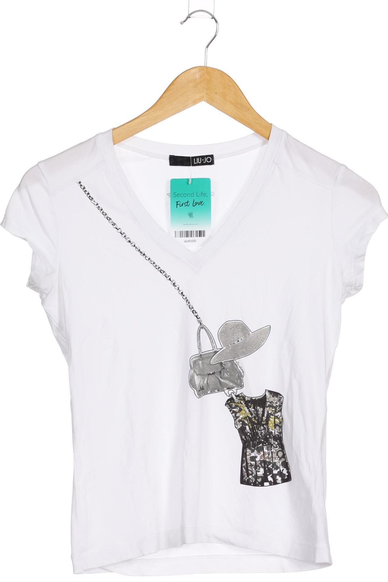 

LIU JO Damen T-Shirt, weiß, Gr. 42