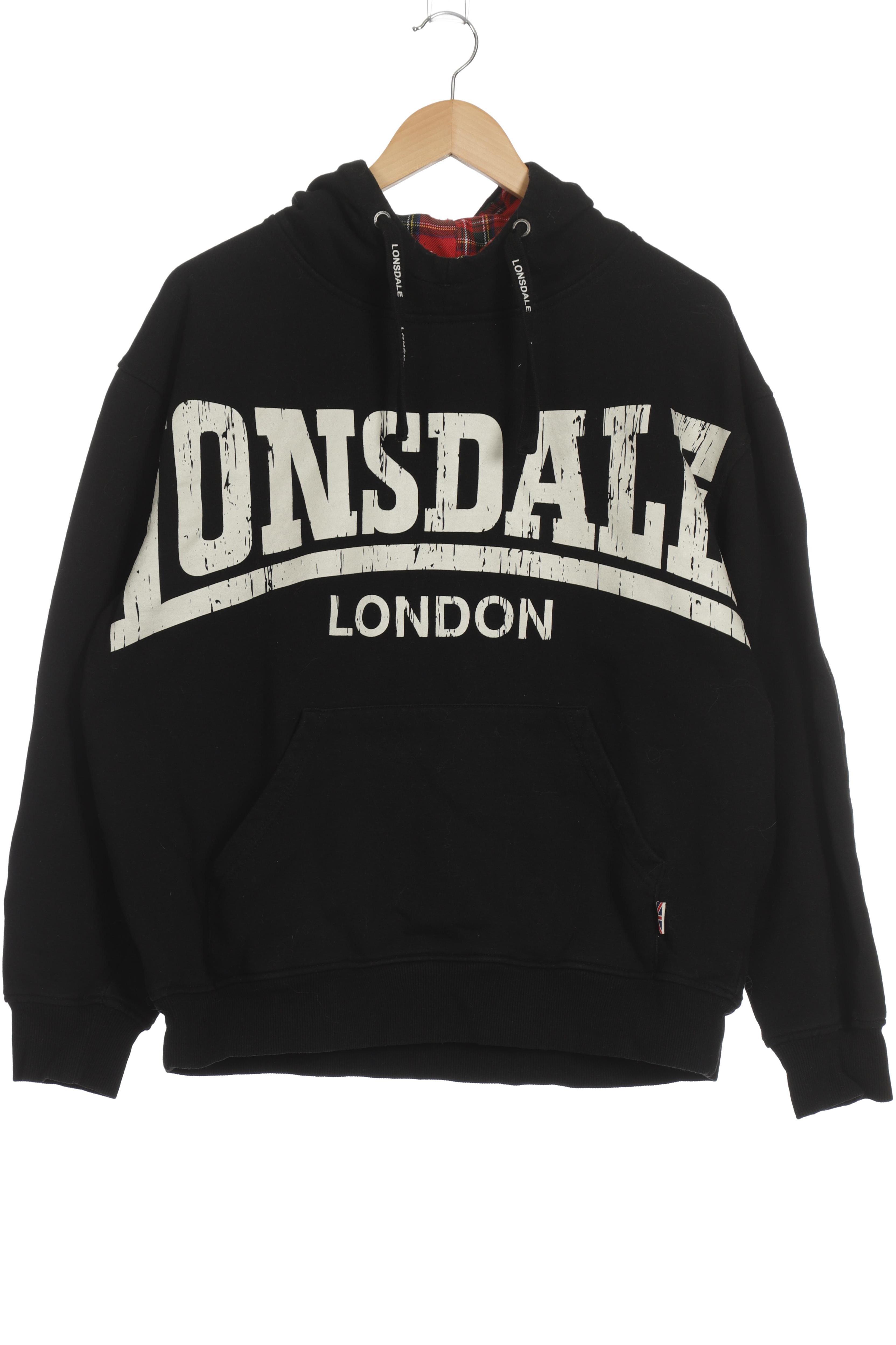 Thumbnail - Lonsdale London Herren Kapuzenpullover, schwarz, Gr.