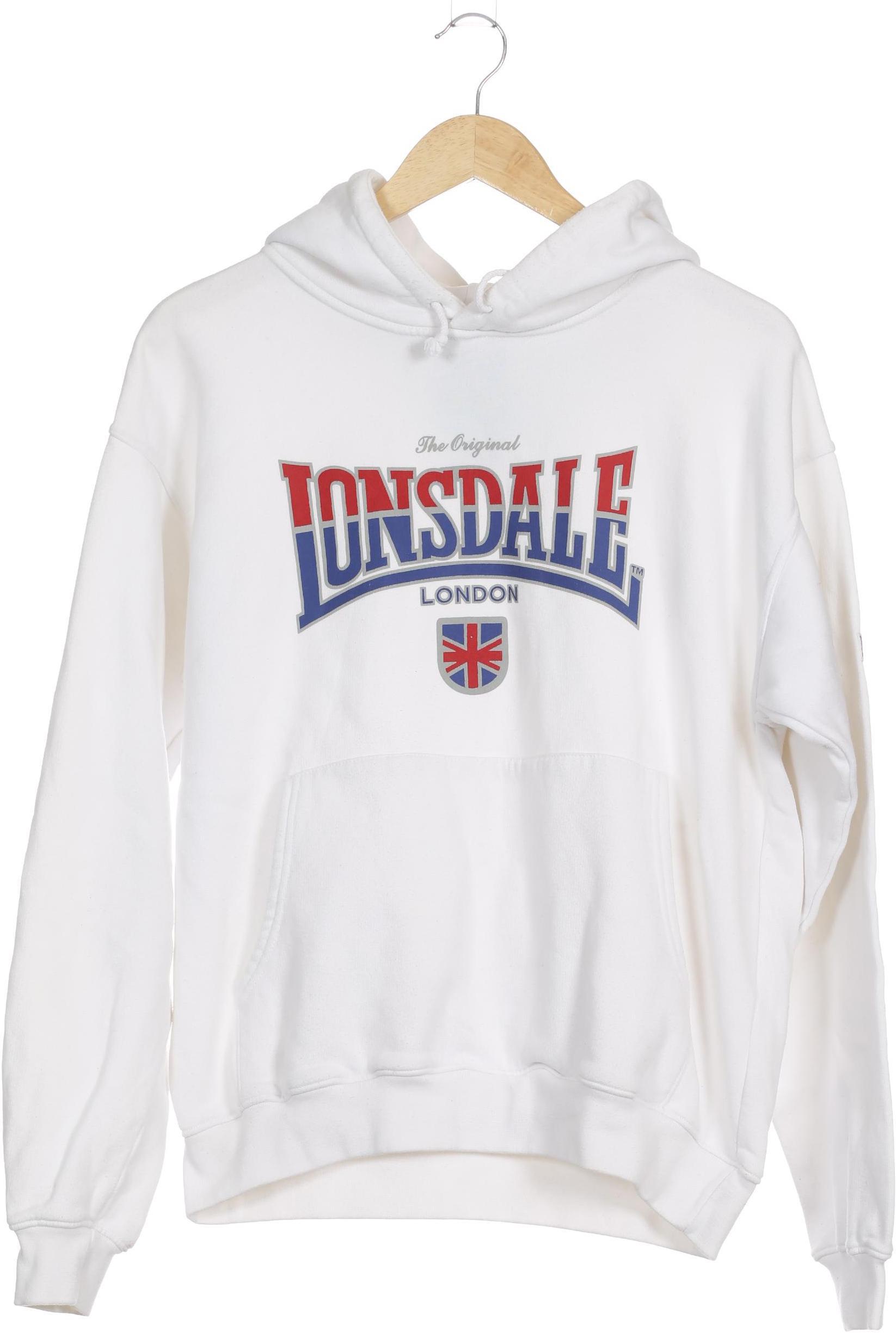Thumbnail - Lonsdale London Herren Kapuzenpullover, weiß, Gr.