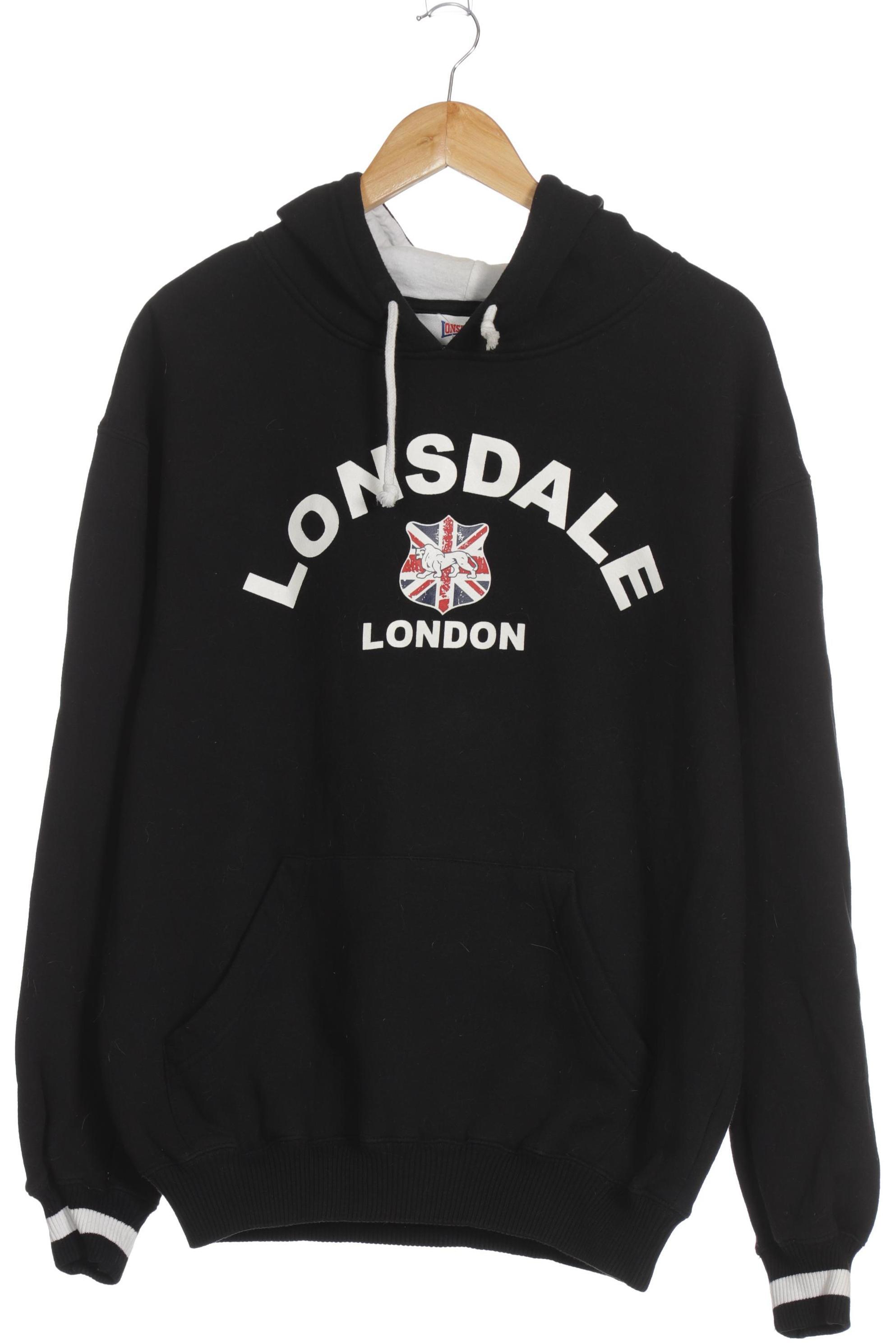 

Lonsdale London Herren Kapuzenpullover, schwarz, Gr.