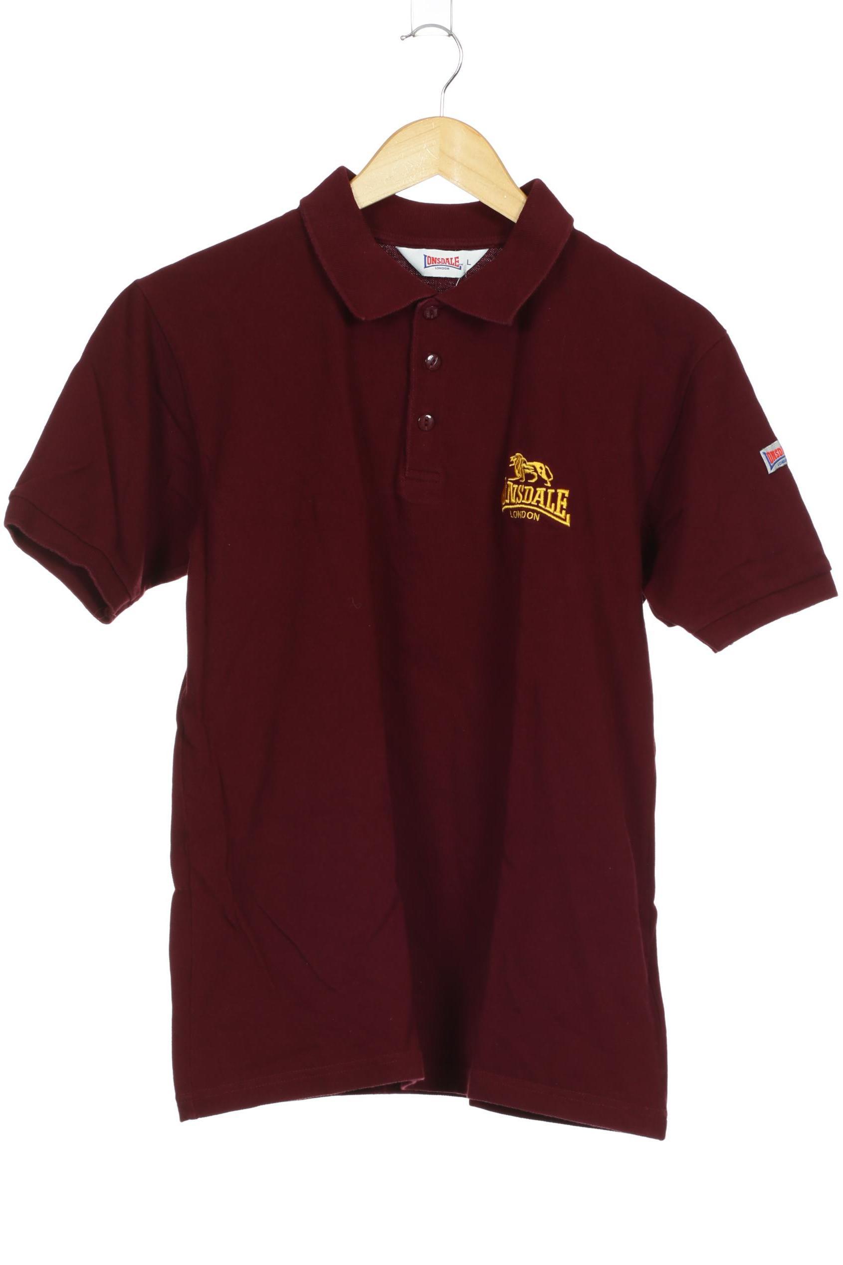 Thumbnail - Lonsdale London Herren Poloshirt, rot, Gr.