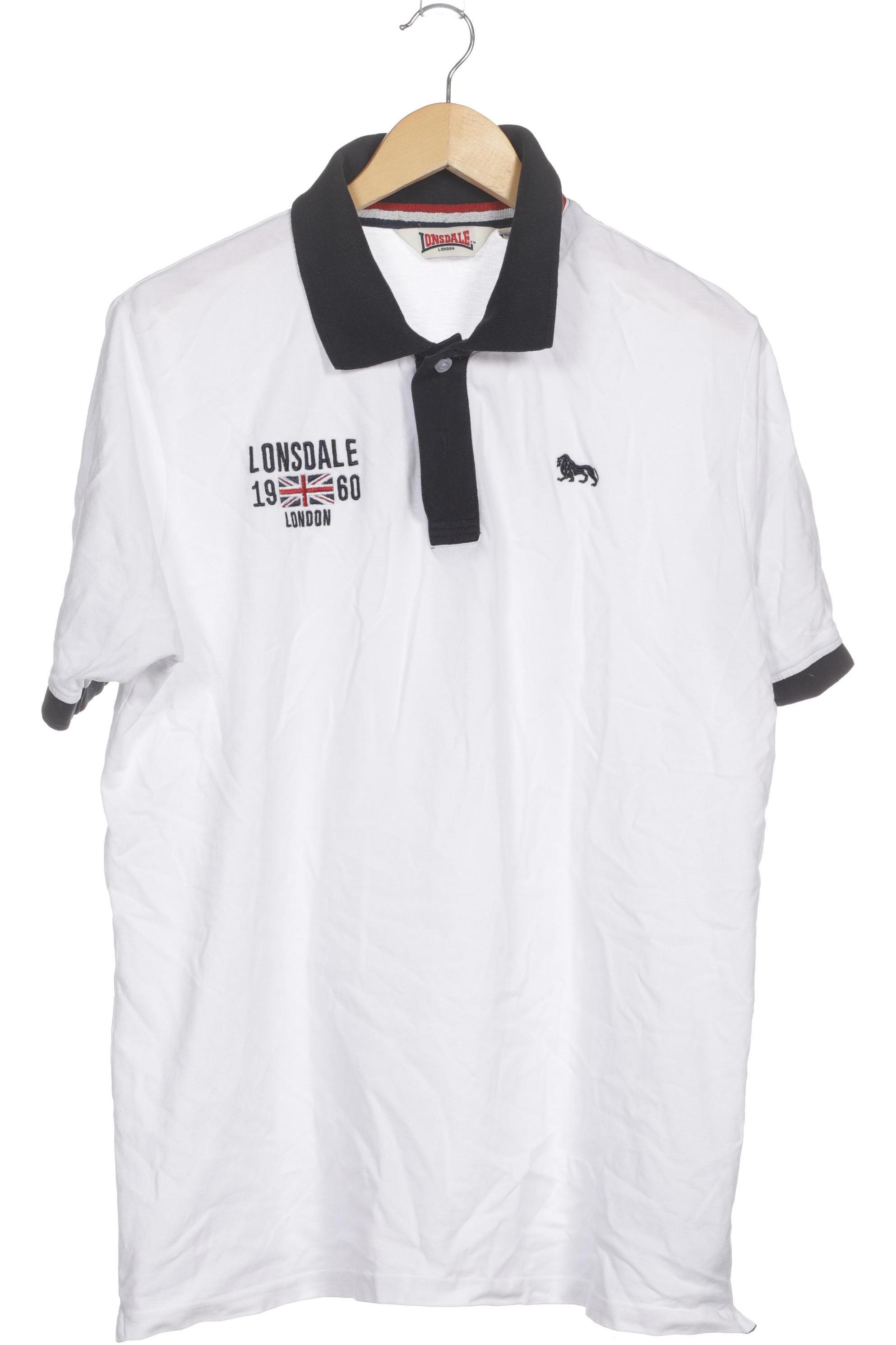 Thumbnail - Lonsdale London Herren Poloshirt, weiß, Gr.