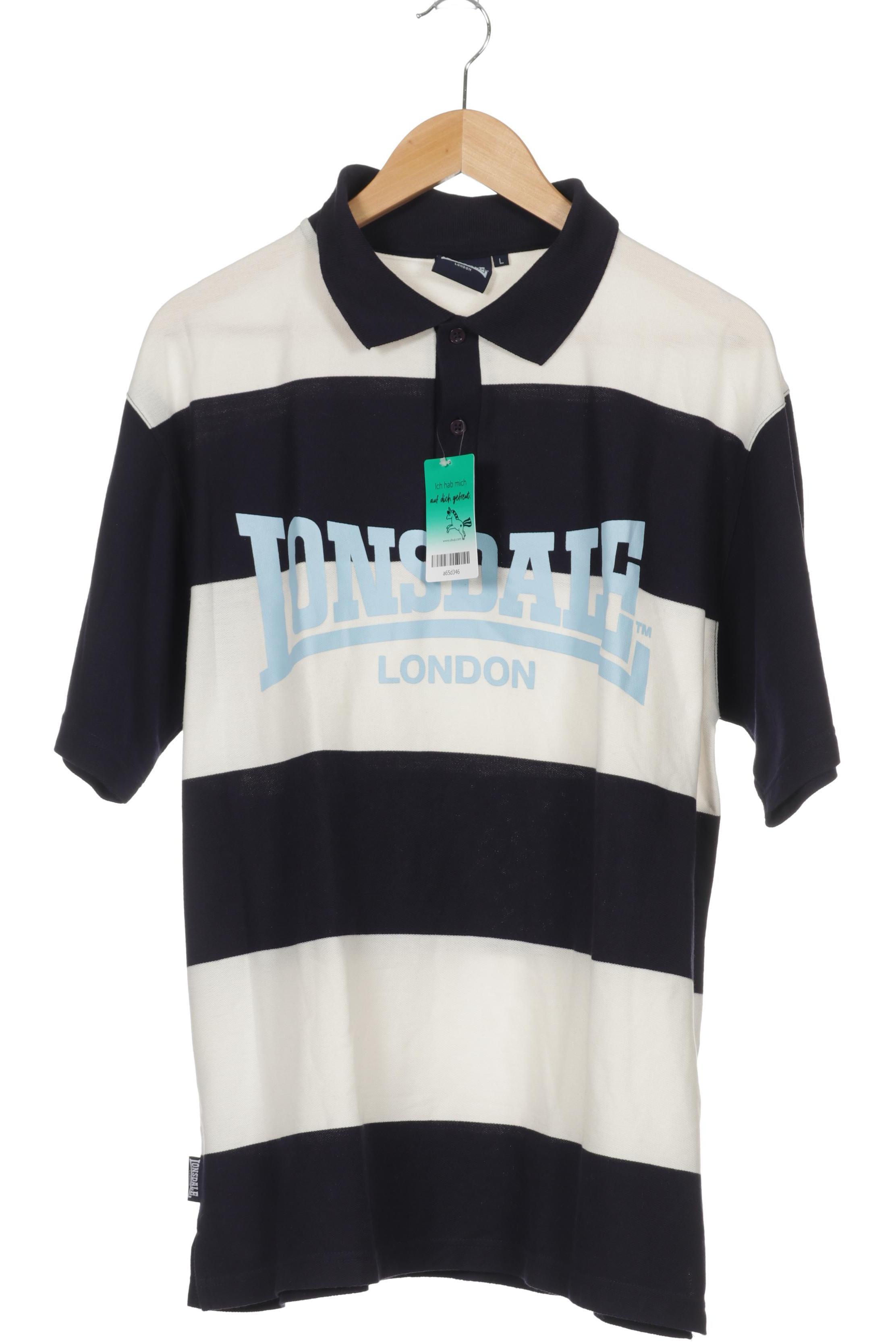 Thumbnail - Lonsdale London Herren Poloshirt, blau, Gr.