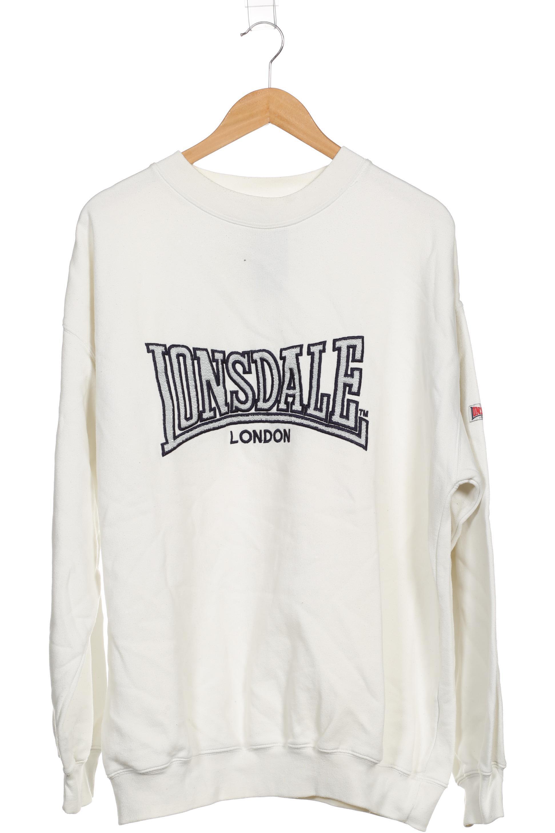 Thumbnail - Lonsdale London Herren Sweatshirt, weiß, Gr.